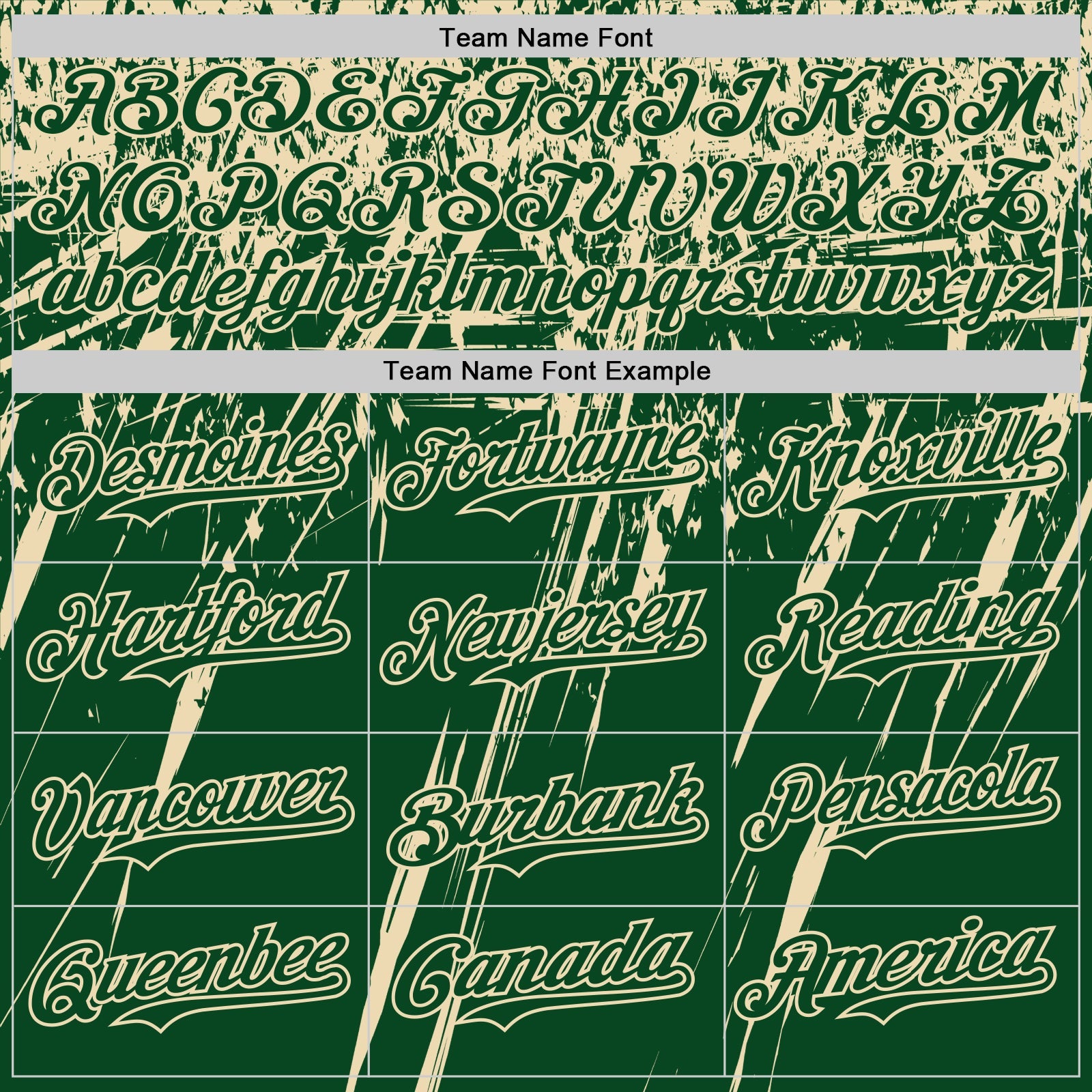 Custom Green Cream Distressed Scratch Brush Stroke Authentic Baseball Jersey