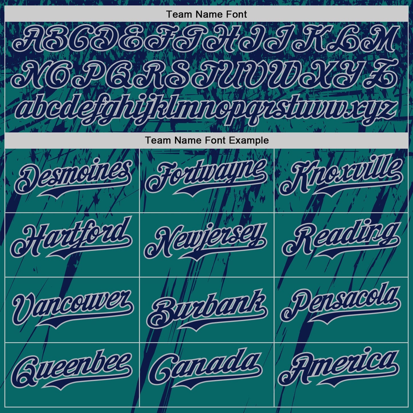Custom Teal Navy-Gray Distressed Scratch Brush Stroke Authentic Baseball Jersey