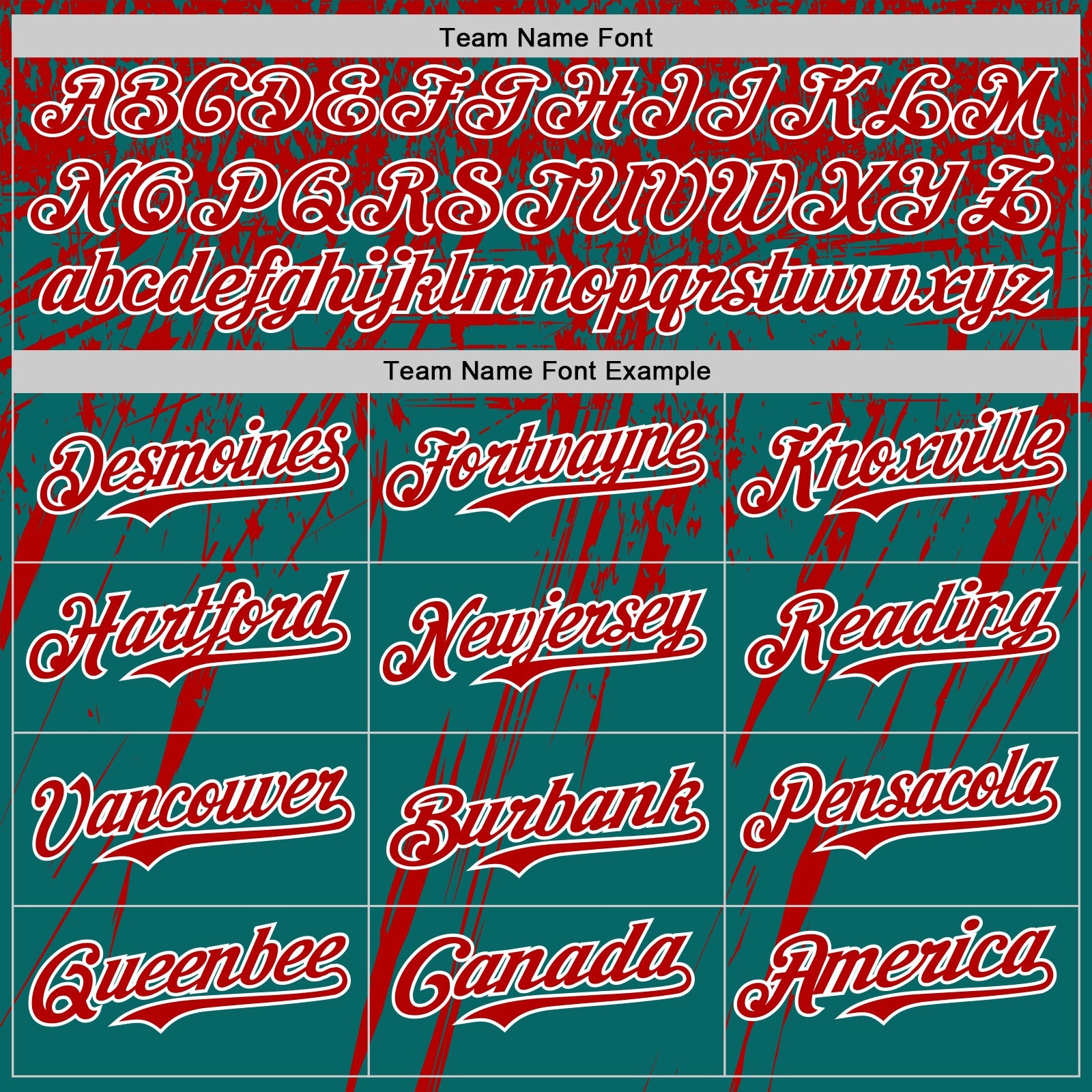 Custom Teal Red-White Distressed Scratch Brush Stroke Authentic Baseball Jersey