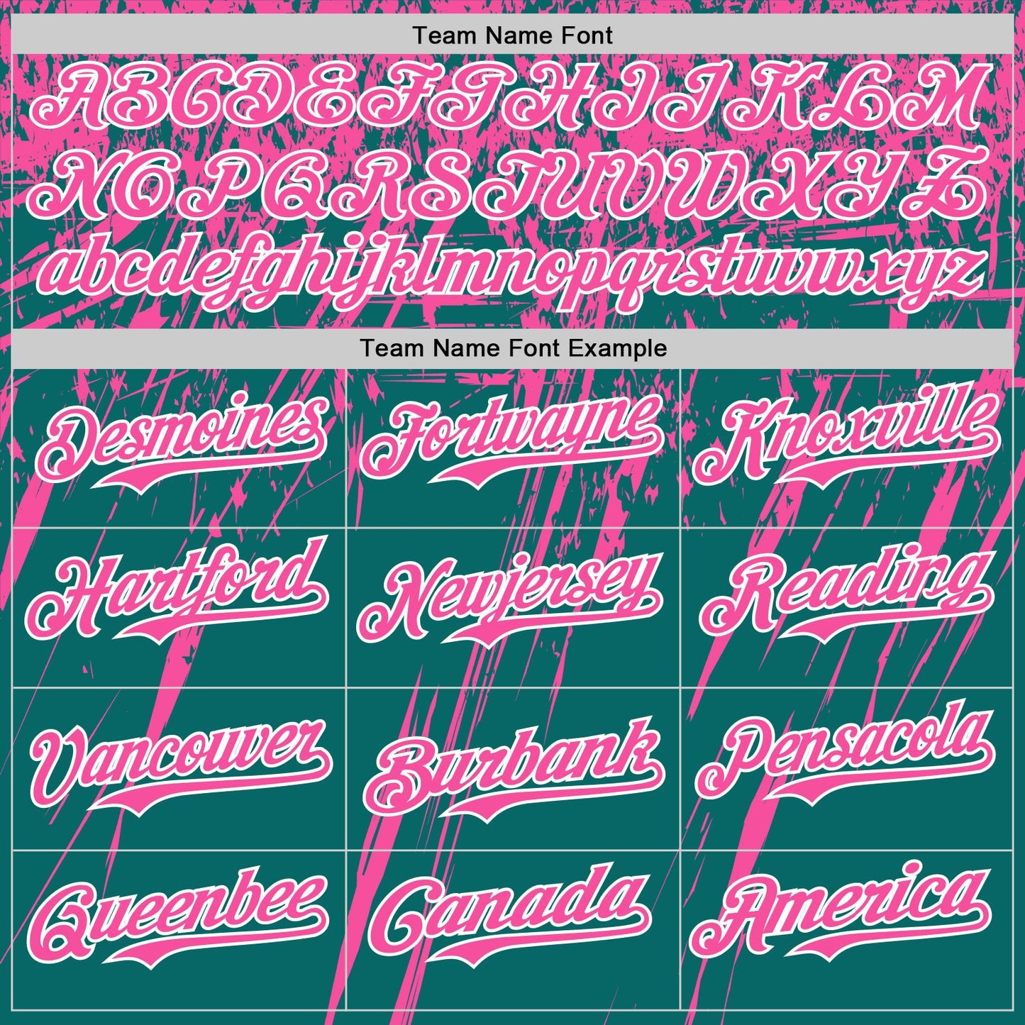 Custom Teal Pink-White Distressed Scratch Brush Stroke Authentic Baseball Jersey