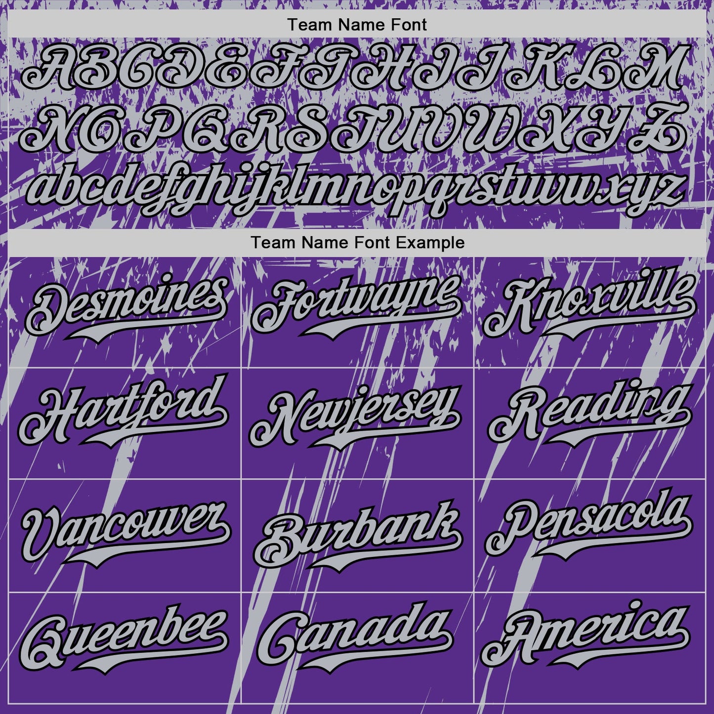 Custom Purple Gray-Black Distressed Scratch Brush Stroke Authentic Baseball Jersey