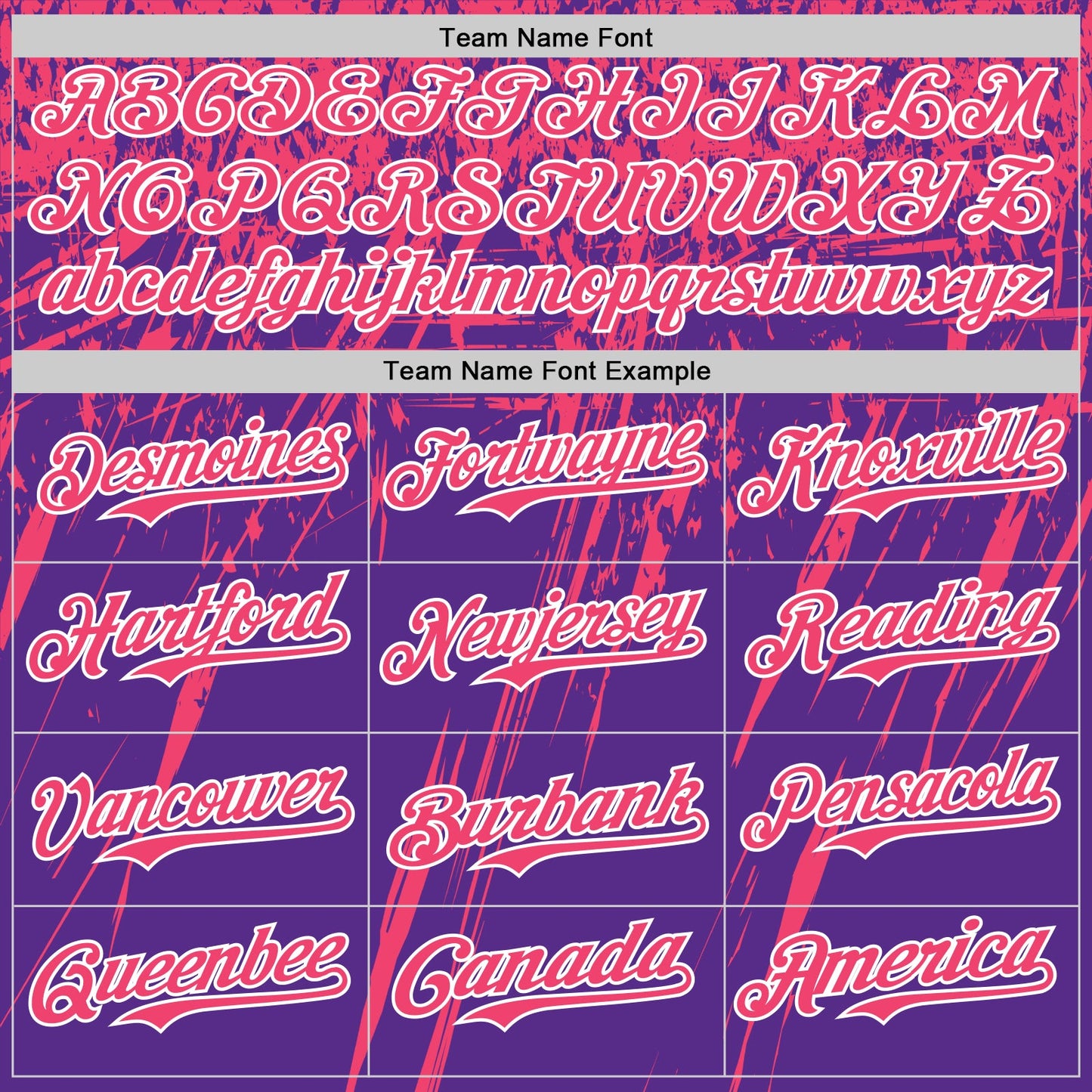 Custom Purple Neon Pink-White Distressed Scratch Brush Stroke Authentic Baseball Jersey