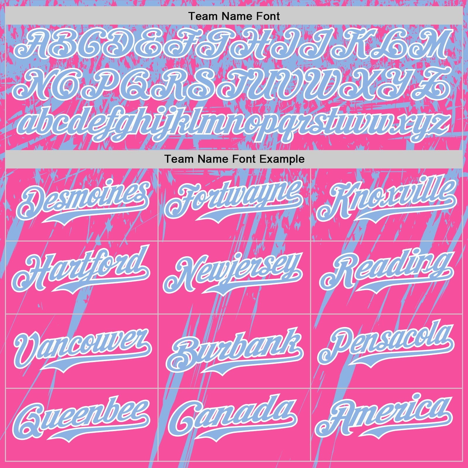 Custom Pink Light Blue-White Distressed Scratch Brush Stroke Authentic Baseball Jersey