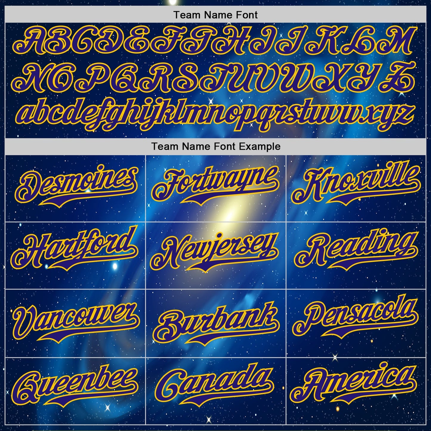 Custom Navy Dark Purple-Yellow Alien UFO Space Galaxy Authentic Baseball Jersey