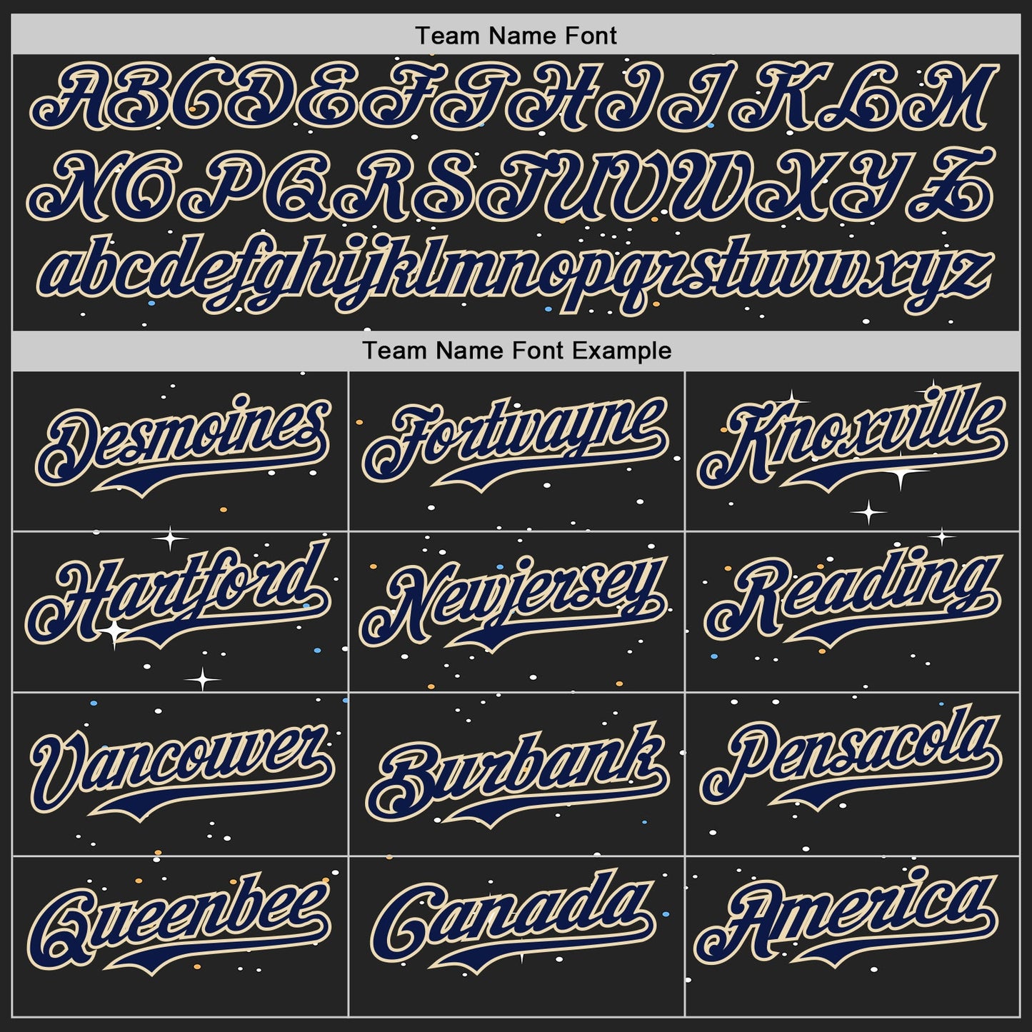 Custom Black Navy-Cream Alien UFO Galaxy Authentic Baseball Jersey