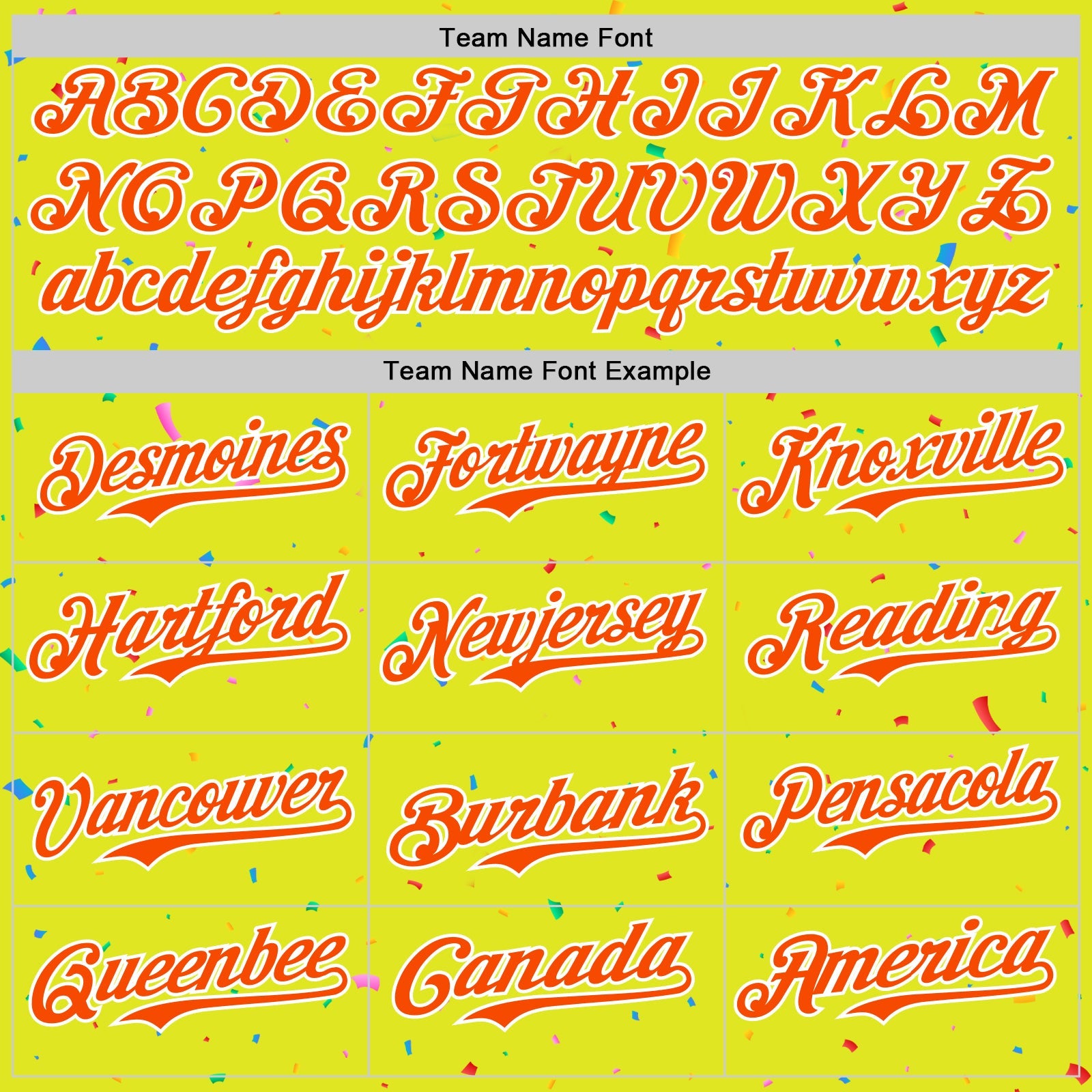 Custom Neon Yellow White-Black 3D Pattern Design Confetti Colorful Speckle Authentic Baseball Jersey