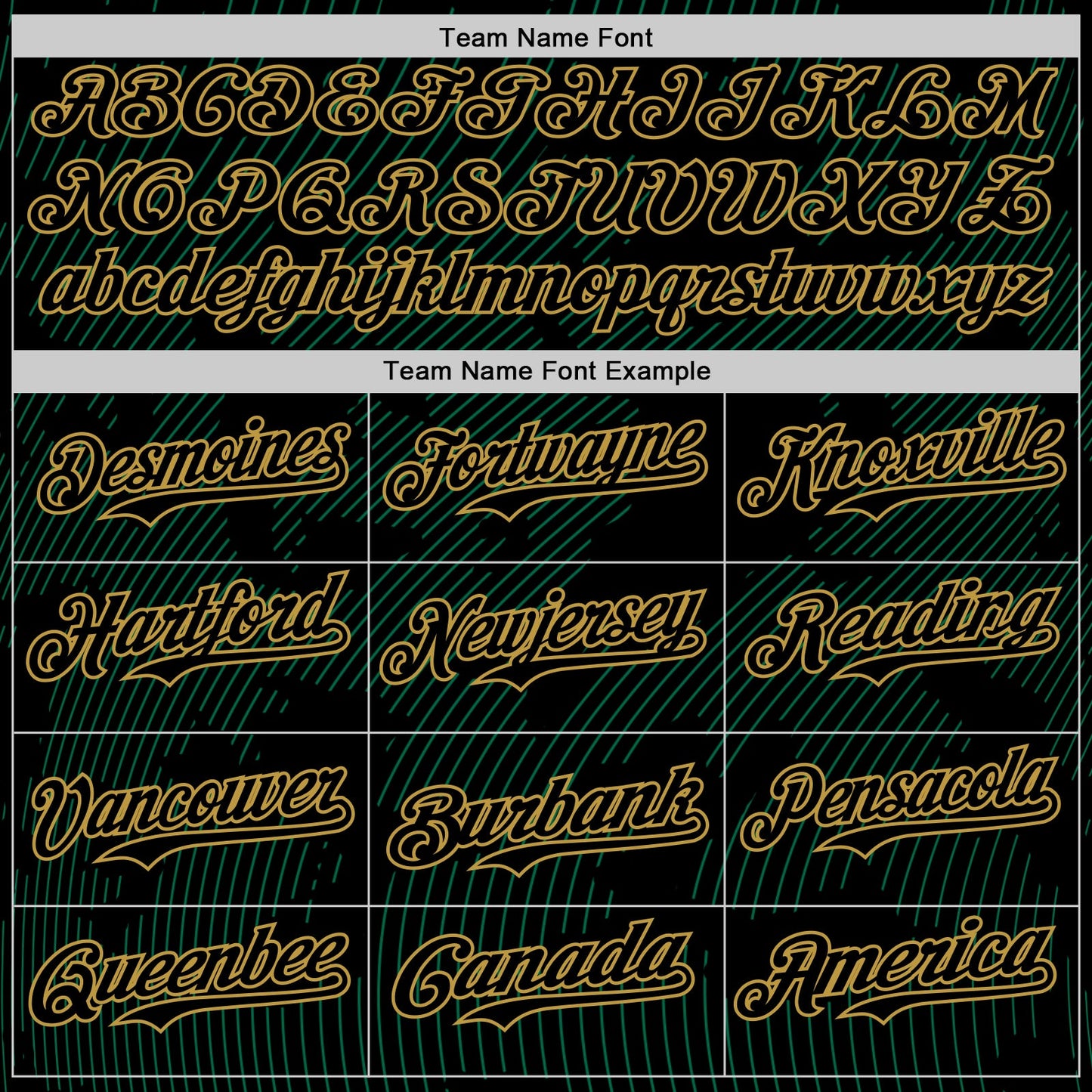 Custom Black Kelly Green-Old Gold Curve Lines Authentic Baseball Jersey