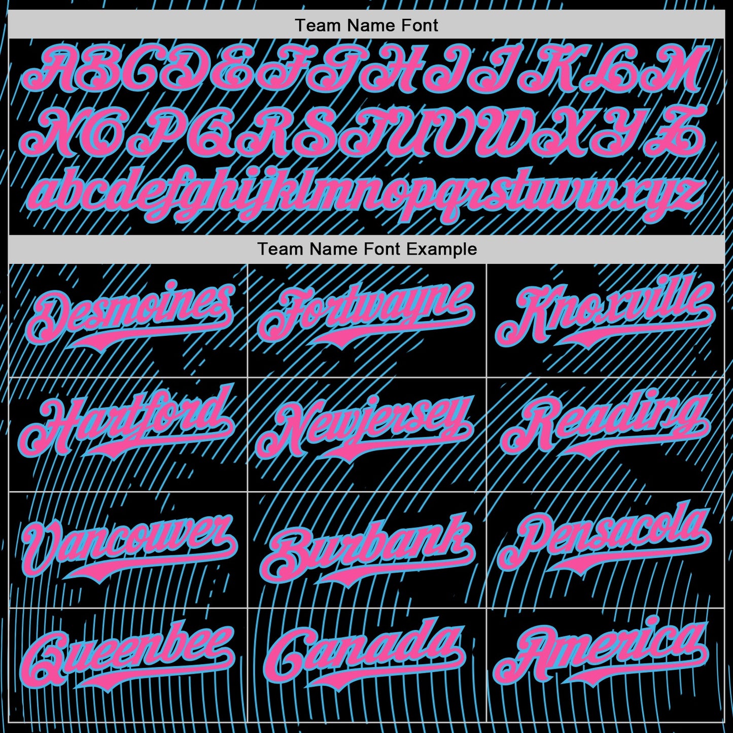 Custom Black Pink-Sky Blue Curve Lines Authentic Baseball Jersey