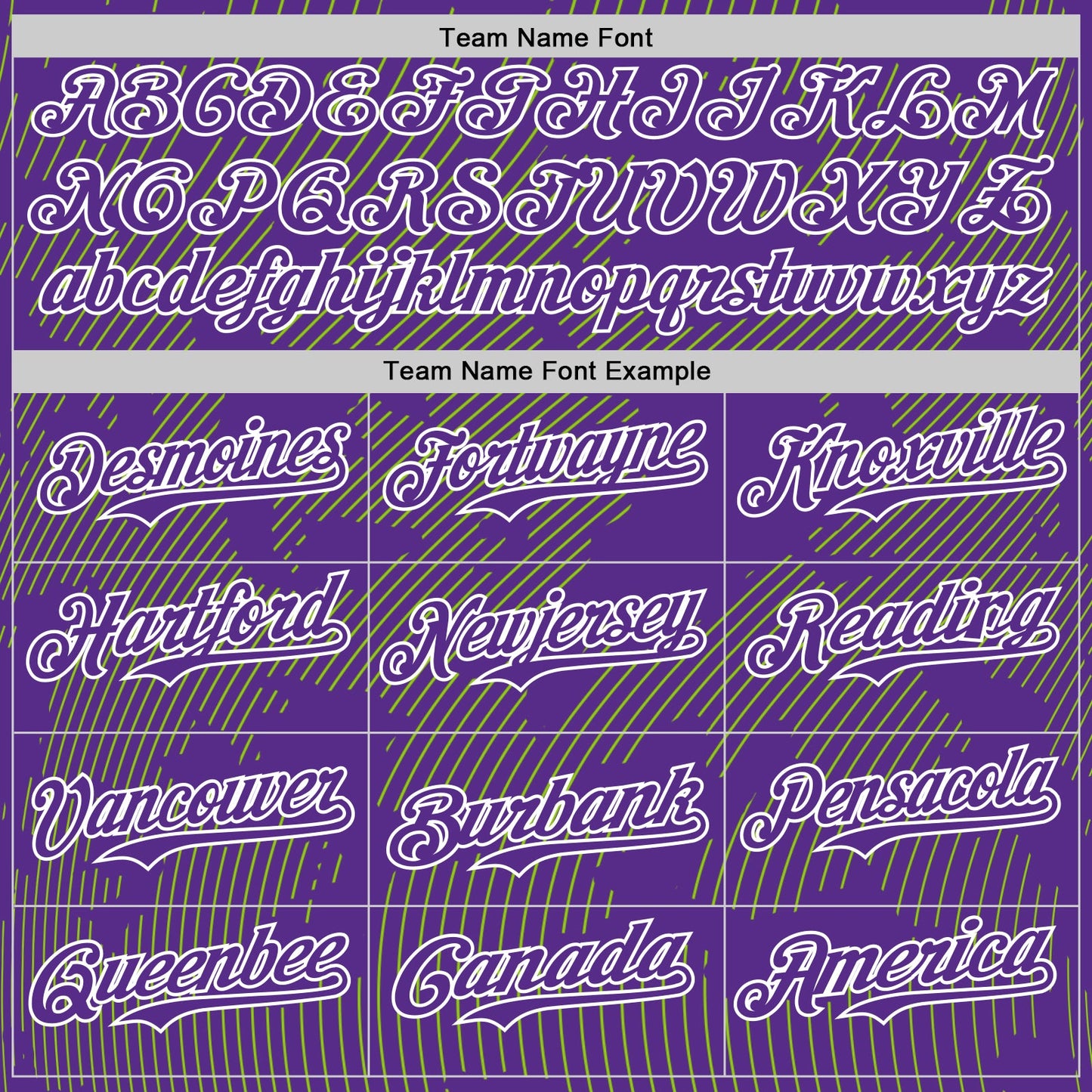 Custom Purple Neon Green-White Curve Lines Authentic Baseball Jersey