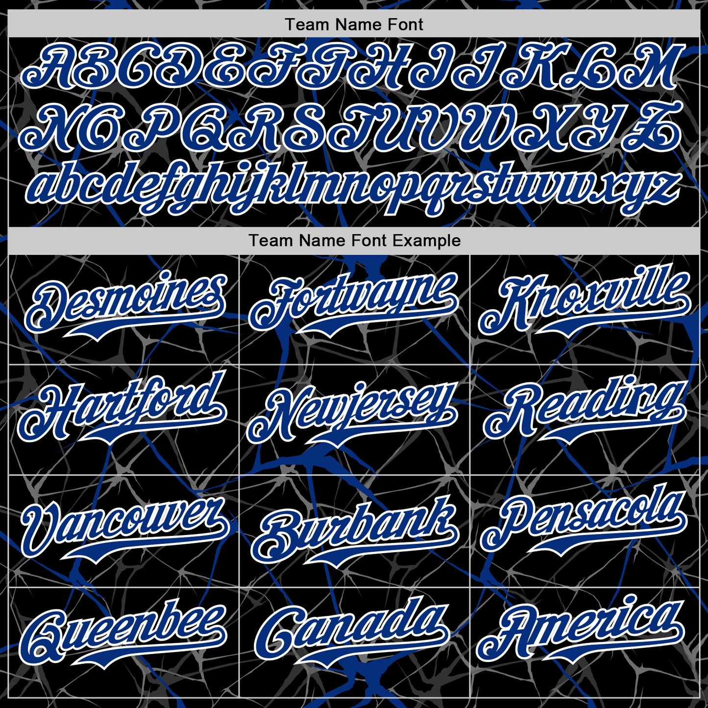 Custom Black Royal-White 3D Pattern Design Abstract Network Authentic Baseball Jersey