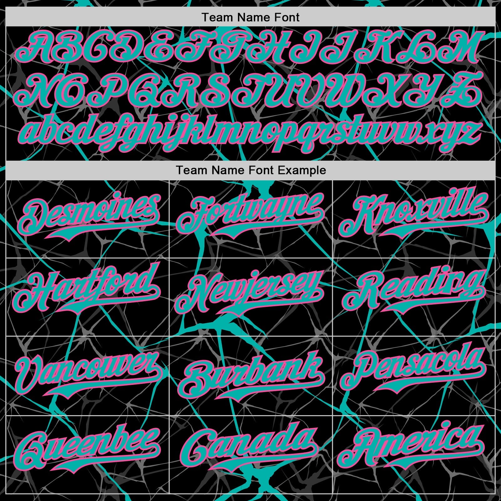 Custom Black Aqua-Pink 3D Pattern Design Abstract Network Authentic Baseball Jersey