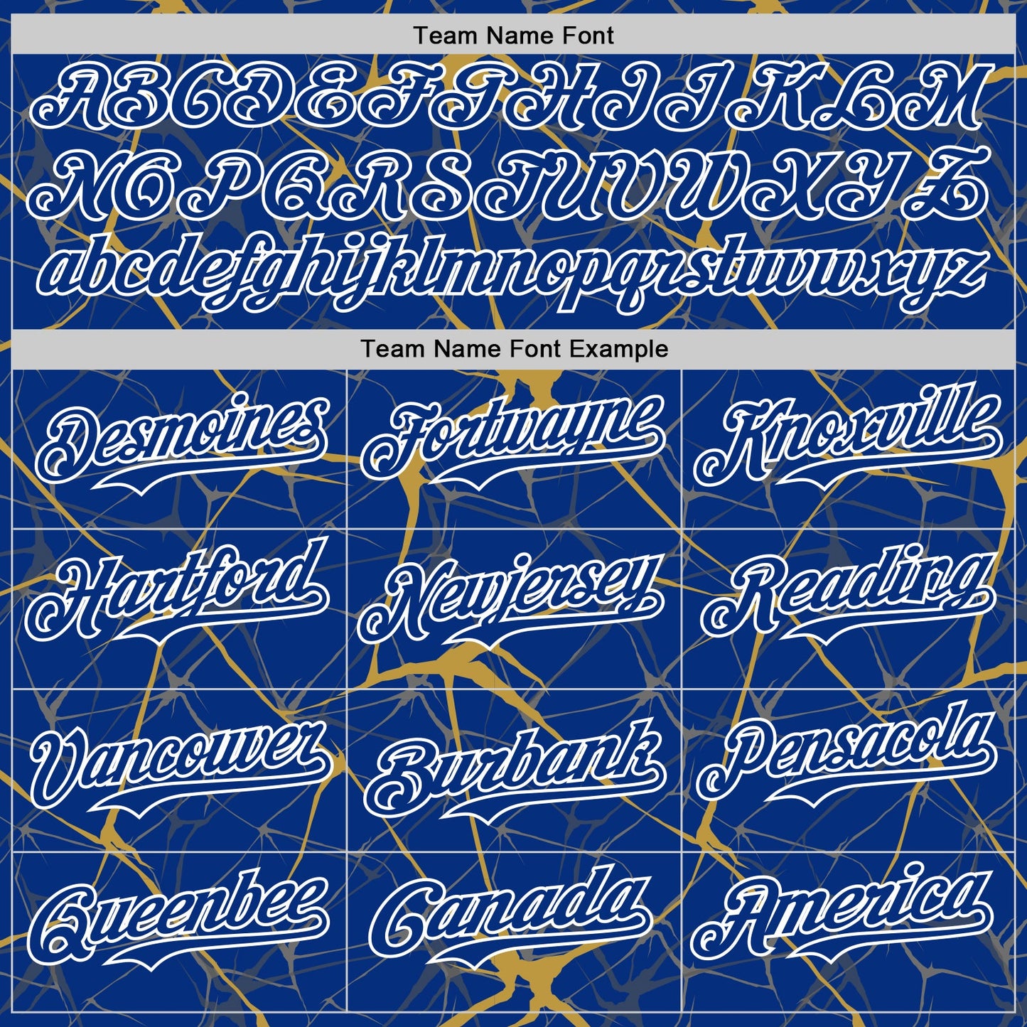Custom Royal Old Gold-White 3D Pattern Design Abstract Network Authentic Baseball Jersey