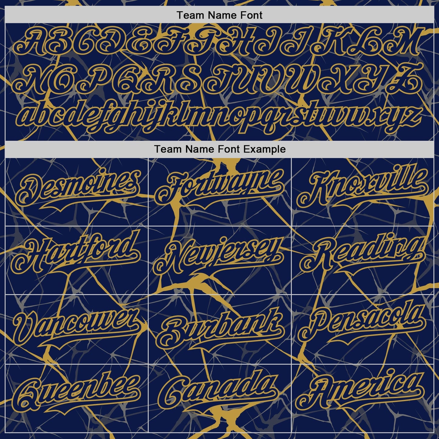 Custom Navy Old Gold 3D Pattern Design Abstract Network Authentic Baseball Jersey