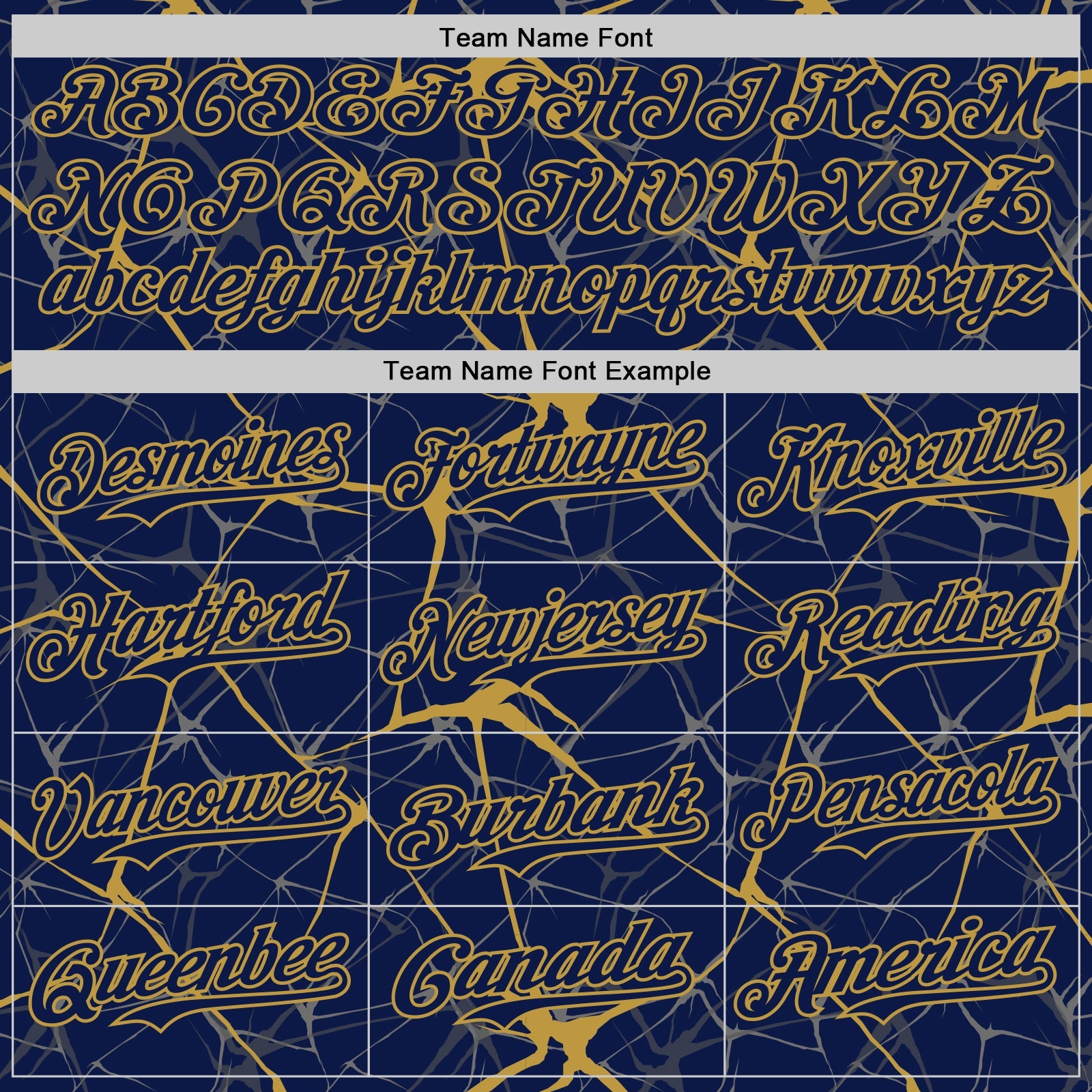 Custom Navy Old Gold 3D Pattern Design Abstract Network Authentic Baseball Jersey