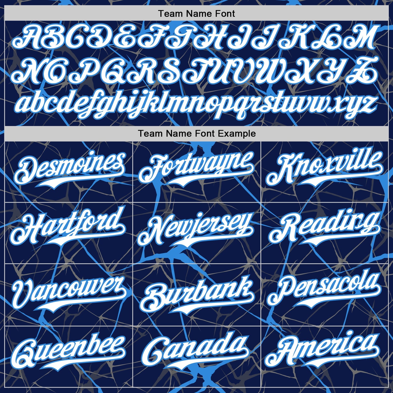Custom Navy White-Electric Blue 3D Pattern Design Abstract Network Authentic Baseball Jersey