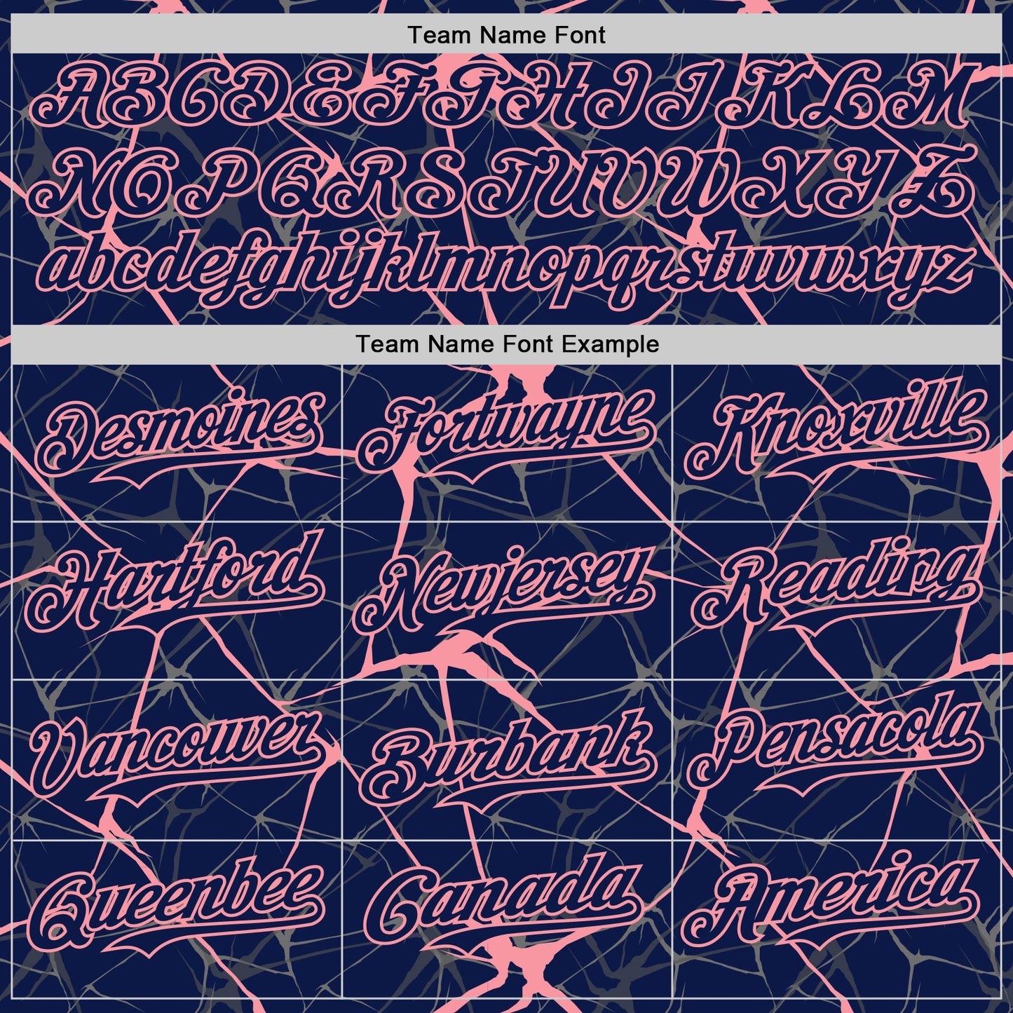 Custom Navy Medium Pink 3D Pattern Design Abstract Network Authentic Baseball Jersey