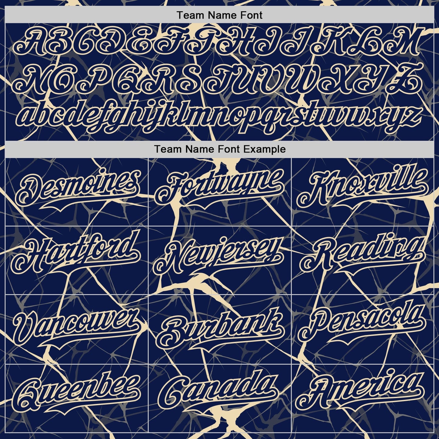 Custom Navy Cream 3D Pattern Design Abstract Network Authentic Baseball Jersey