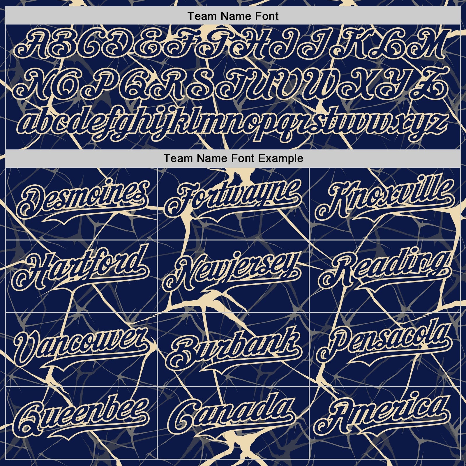Custom Navy Cream 3D Pattern Design Abstract Network Authentic Baseball Jersey
