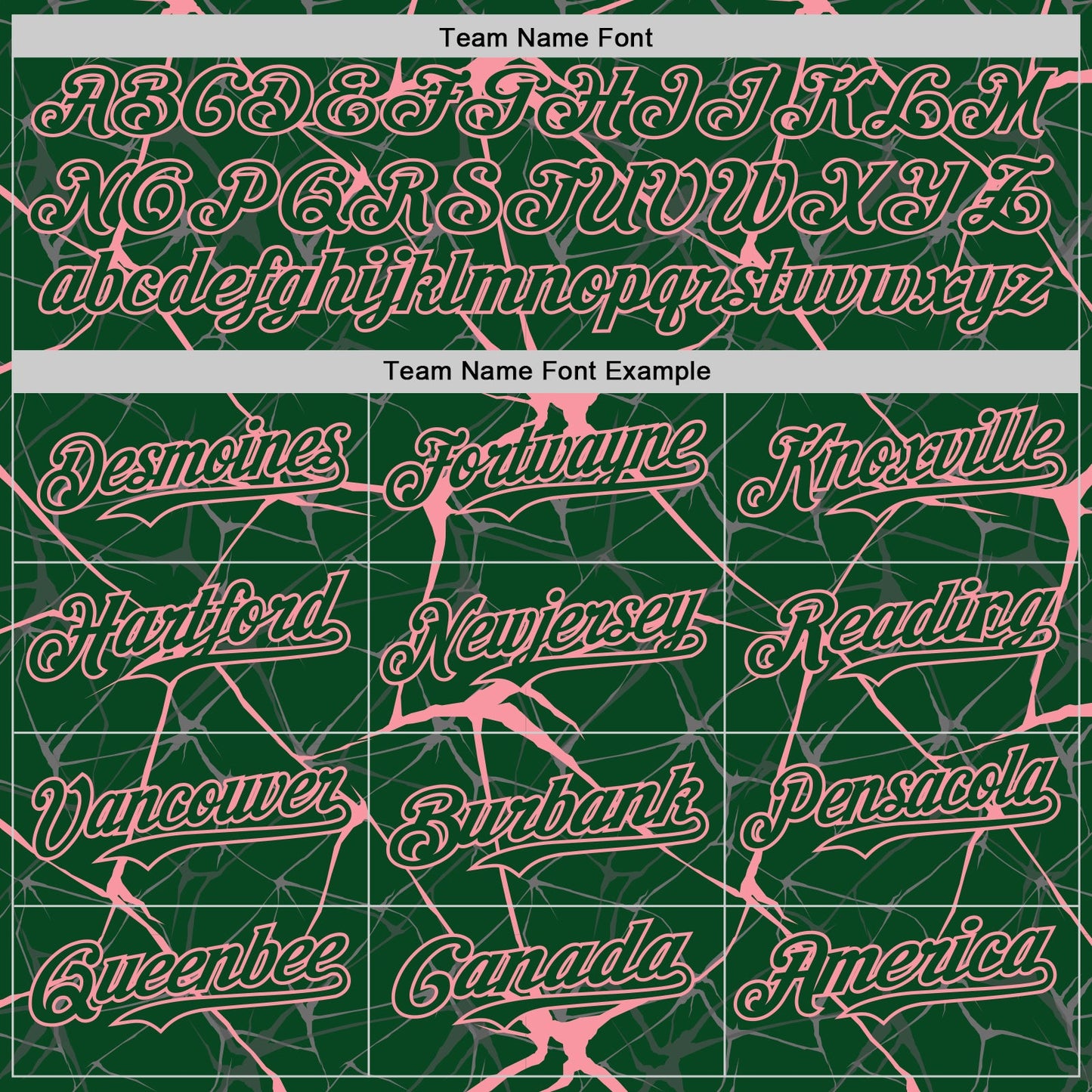 Custom Green Medium Pink 3D Pattern Design Abstract Network Authentic Baseball Jersey