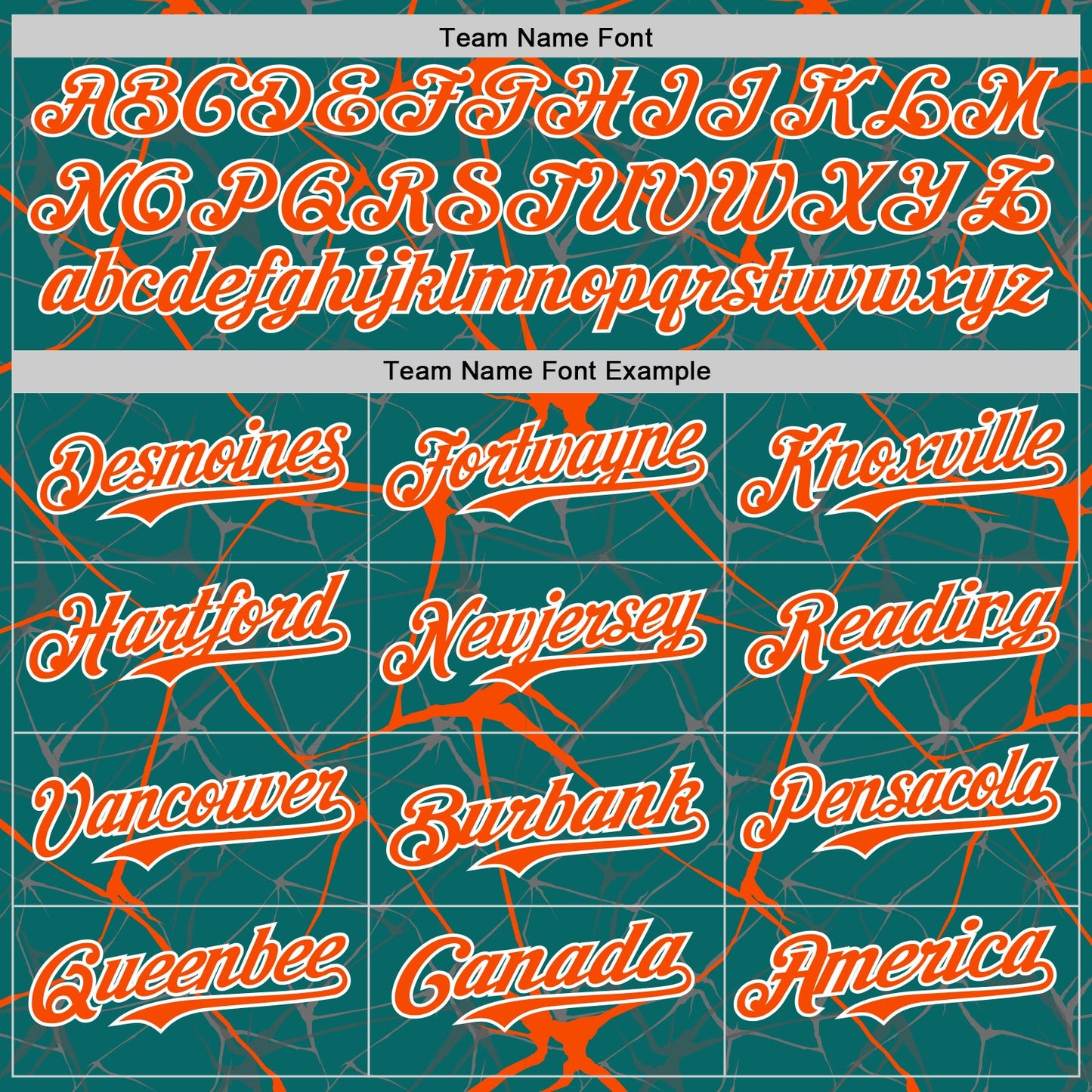 Custom Teal Orange-White 3D Pattern Design Abstract Network Authentic Baseball Jersey