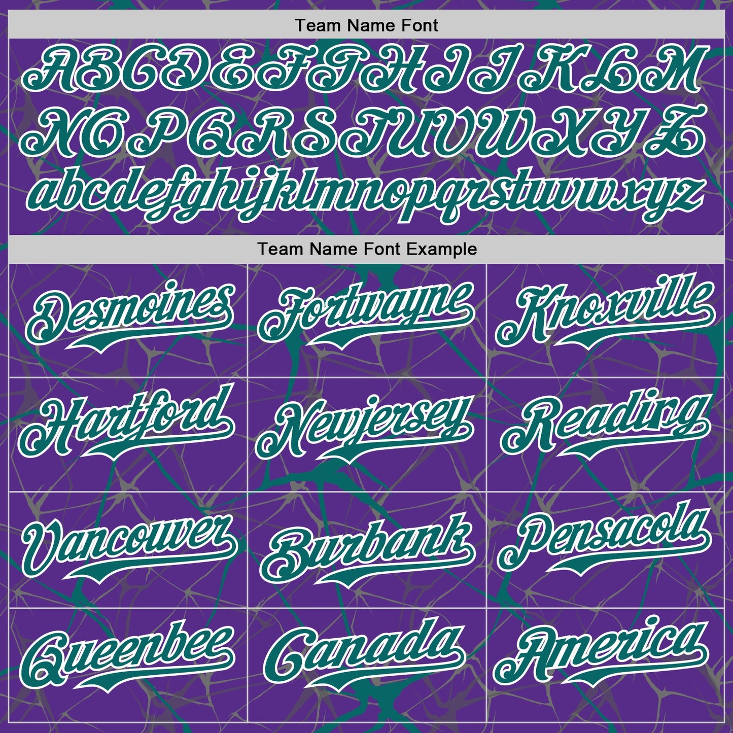 Custom Purple Teal-White 3D Pattern Design Abstract Network Authentic Baseball Jersey