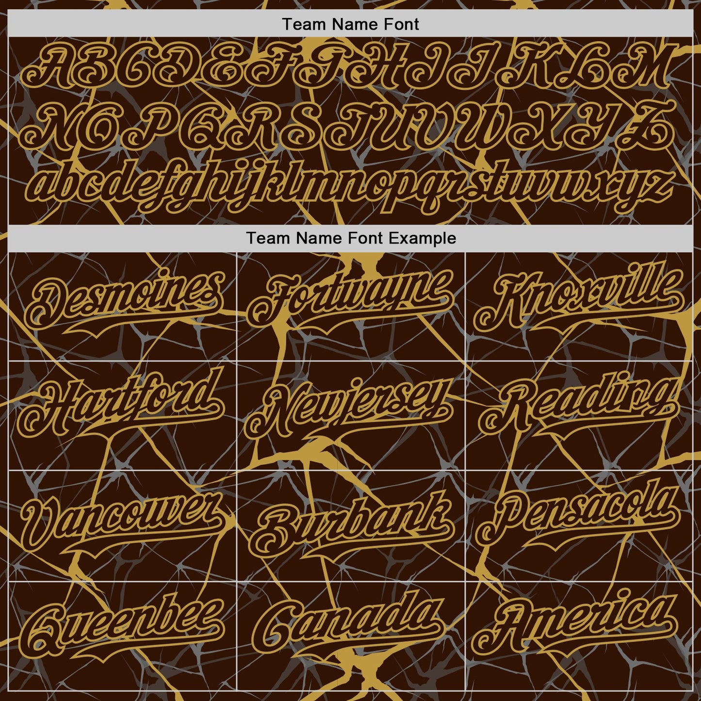 Custom Brown Old Gold 3D Pattern Design Abstract Network Authentic Baseball Jersey