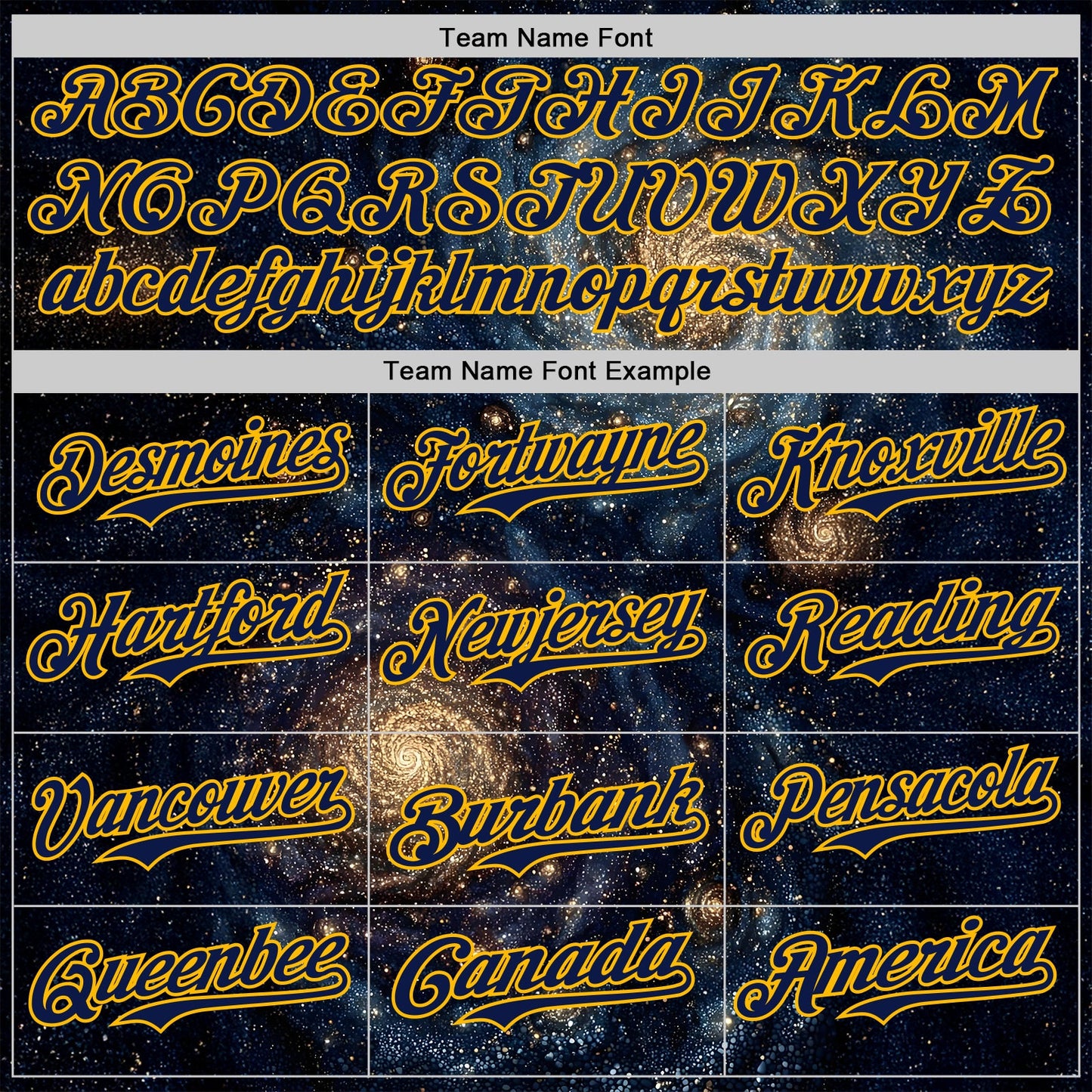 Custom Black Navy-Gold Galaxy Star Authentic Baseball Jersey