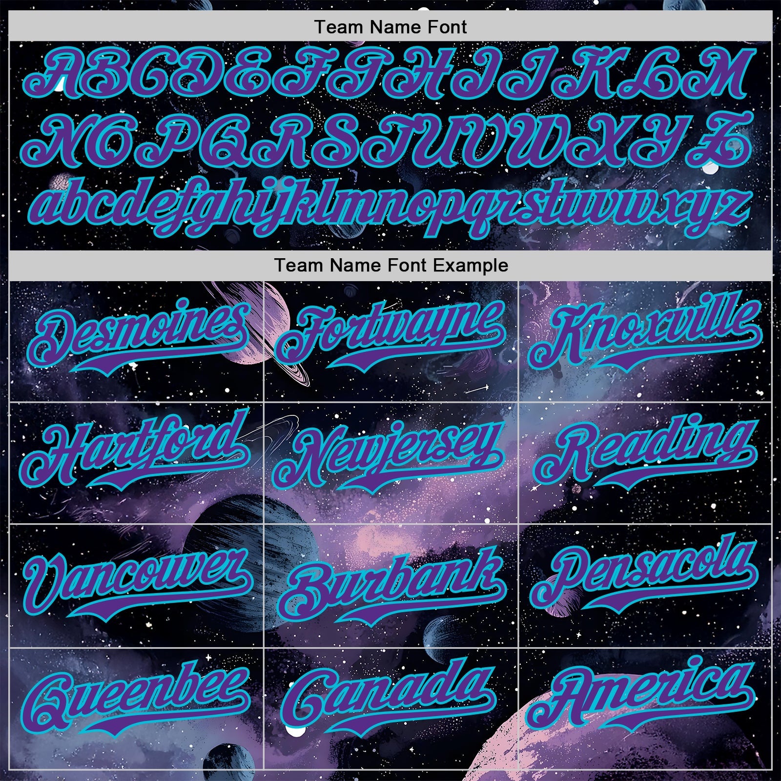 Custom Black Purple-Lakes Blue Galaxy Star Nebula Authentic Baseball Jersey