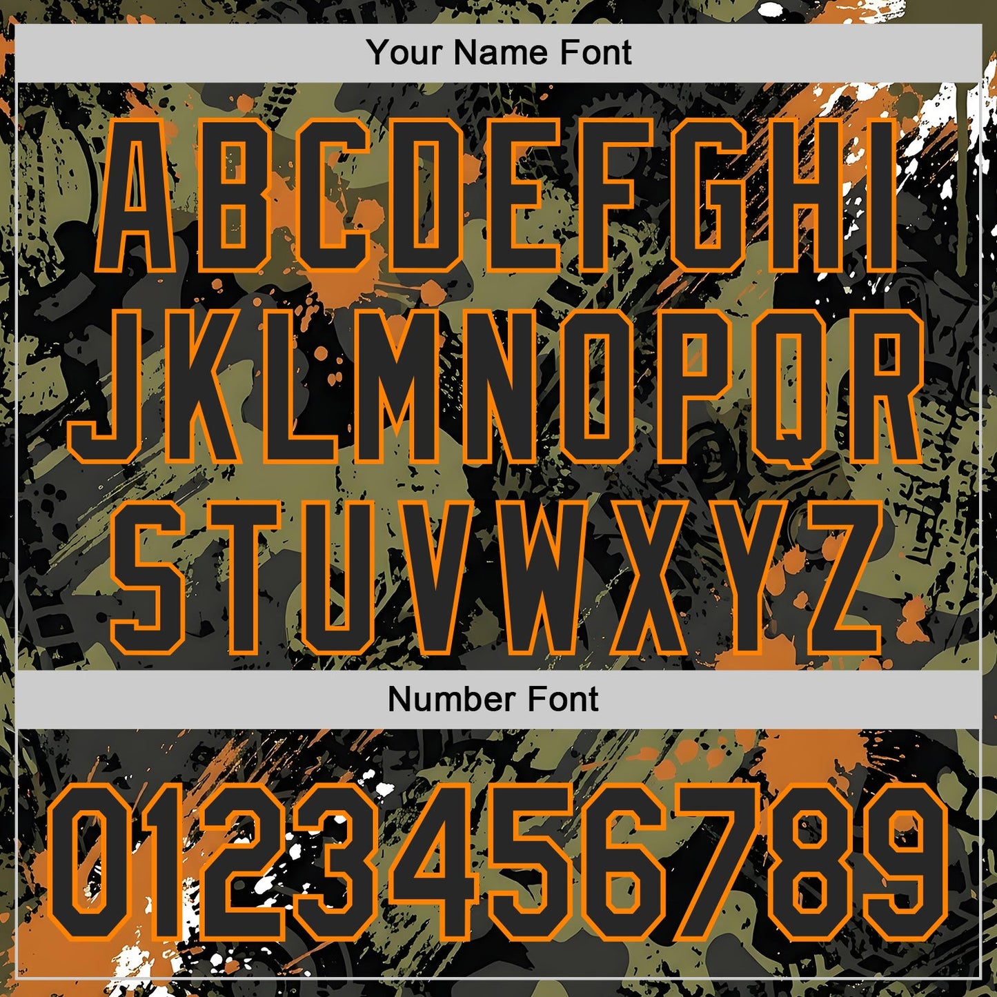 Custom Black Olive-Bay Orange 3D Pattern Design Motorcycle Motocross Splash Authentic Baseball Jersey