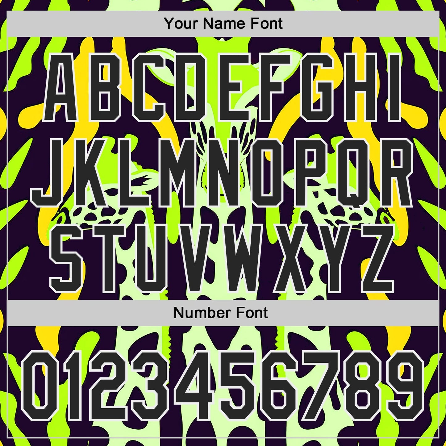 Custom Green Black Yellow-White Giraffe Print Authentic Baseball Jersey