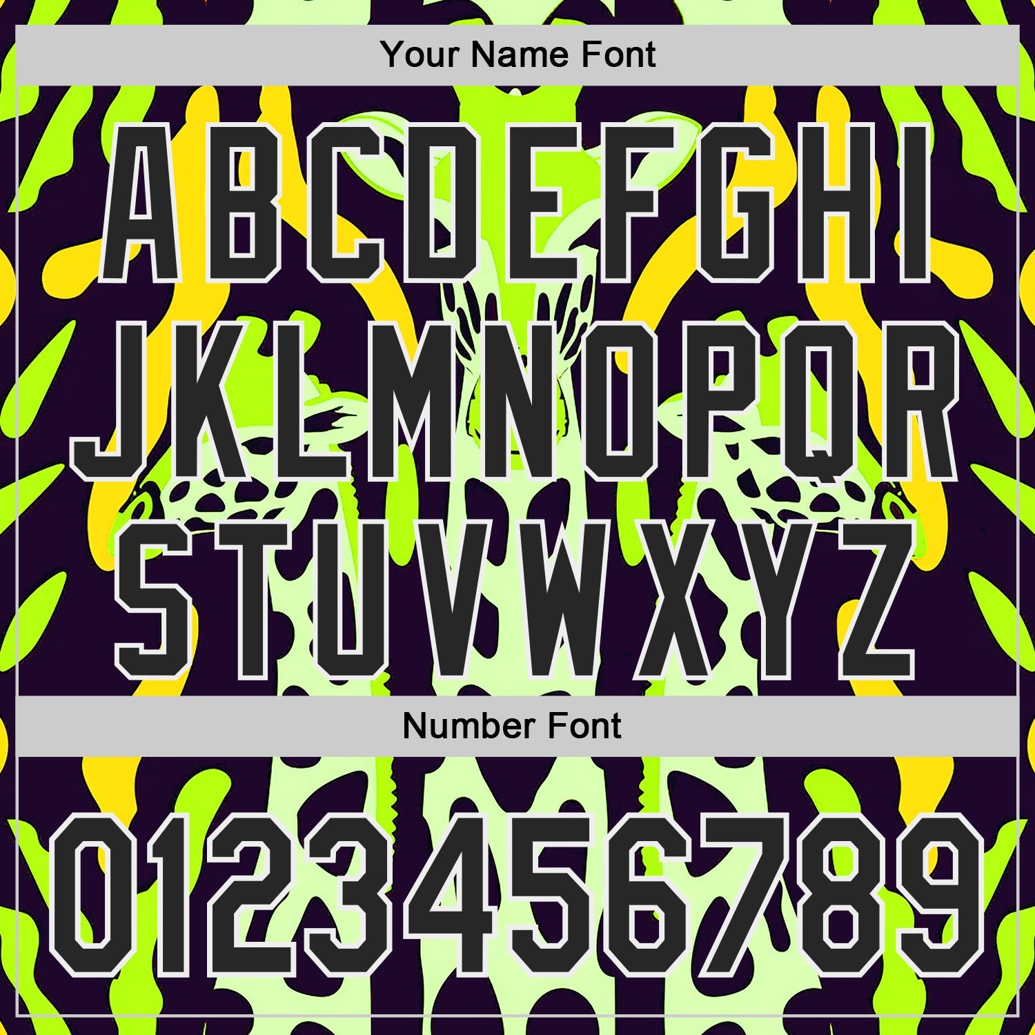Custom Green Black Yellow-White Giraffe Print Authentic Baseball Jersey