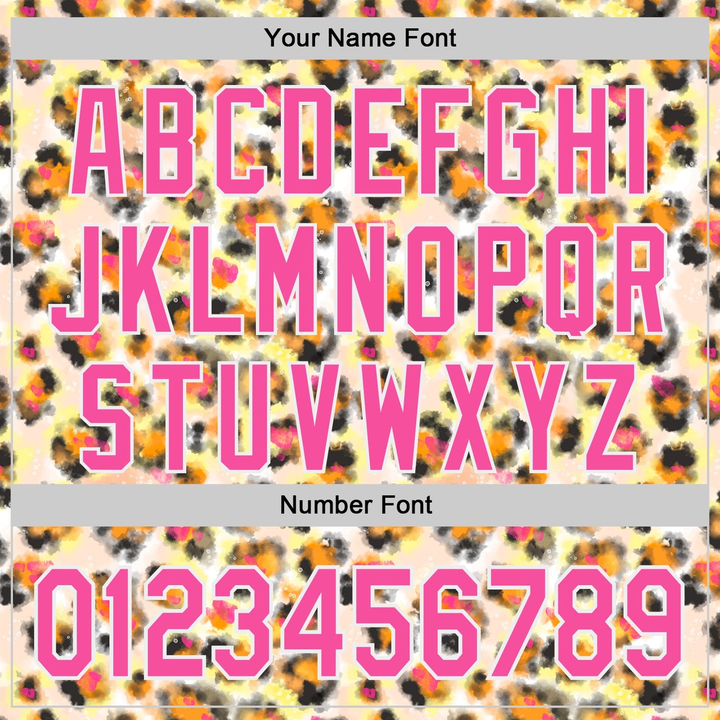 Custom Cream Pink-White Leopard Print Authentic Baseball Jersey