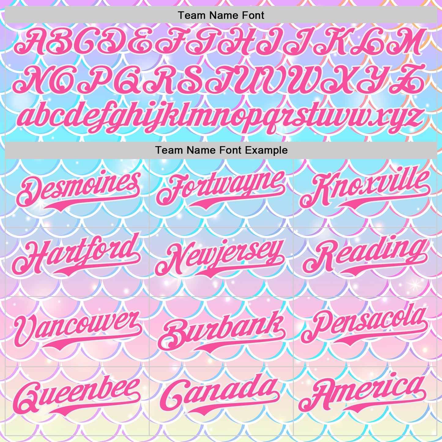 Custom Purple Pink Blue-White Mermaid Skin Authentic Baseball Jersey