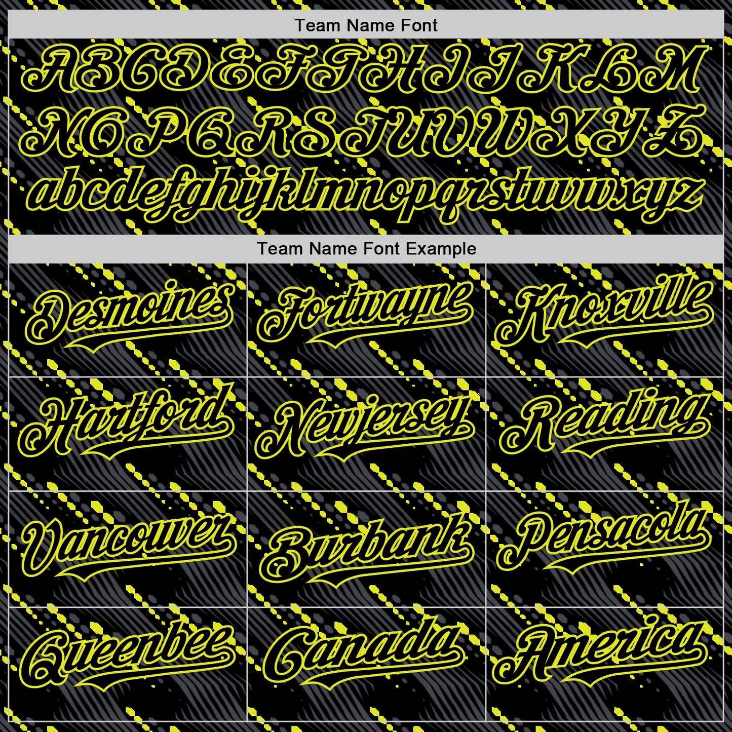 Custom Black Neon Yellow 3D Pattern Design Slant Lines Authentic Baseball Jersey