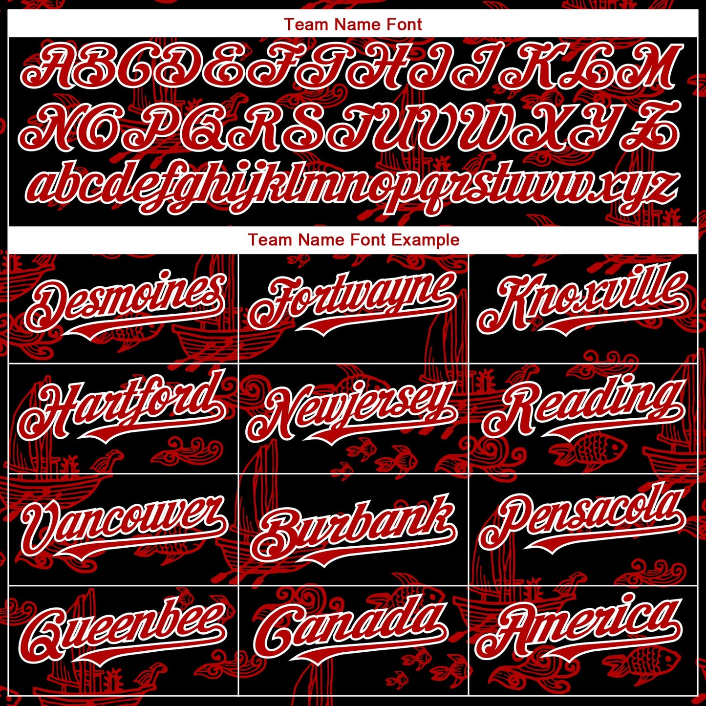 Custom Black Red-White 3D Pattern Design Boats And Fish Authentic Baseball Jersey T-Shirts, Hoodie, Sweatshirt (Image 4)