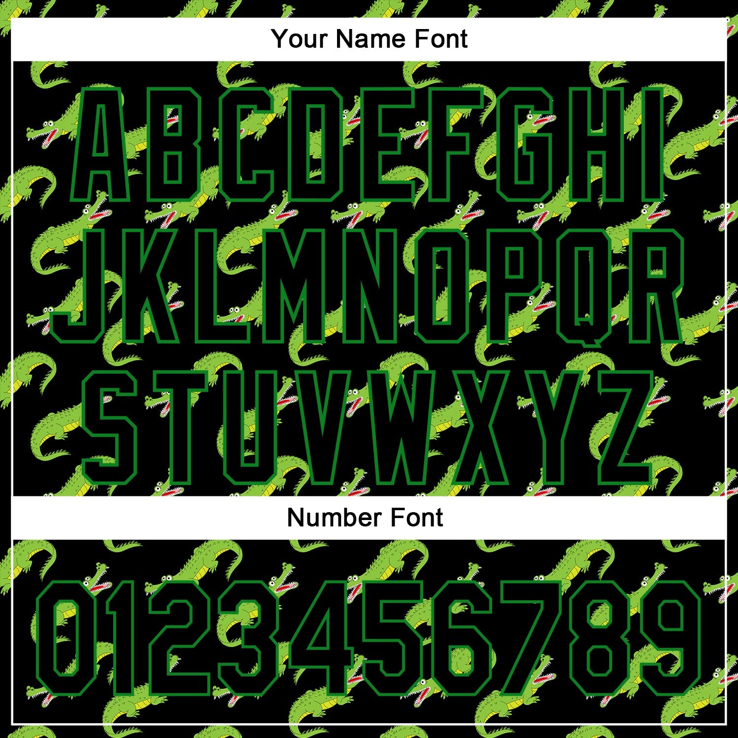 Custom Black Grass Green 3D Pattern Design Crocodile Authentic Baseball Jersey T-Shirts, Hoodie, Sweatshirt (Image 5)