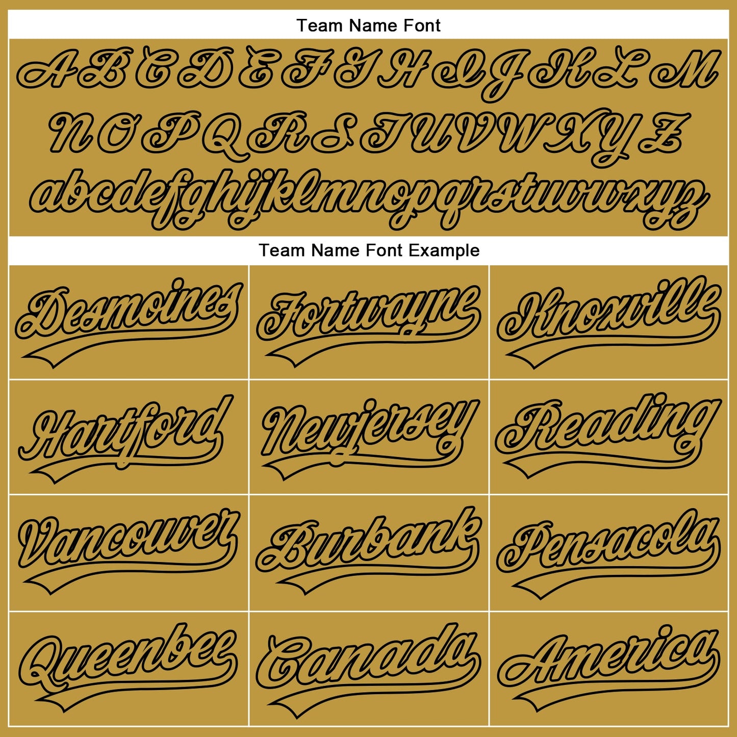 Custom Old Gold Black 3D Pattern Design Side Panel Stripes Authentic Baseball Jersey