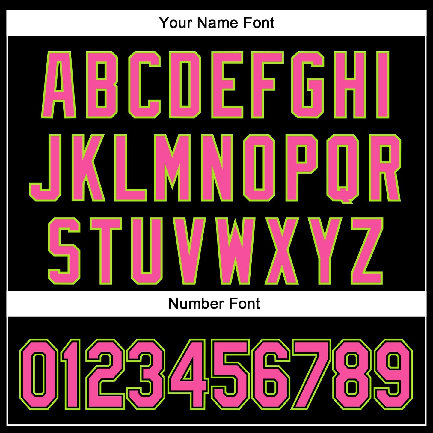 Custom Black Pink-Neon Green 3D Pattern Design Curve Solid Authentic Baseball Jersey