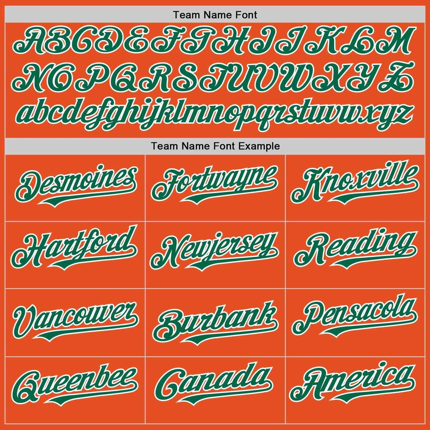 Custom Orange Kelly Green-White Line Authentic Baseball Jersey