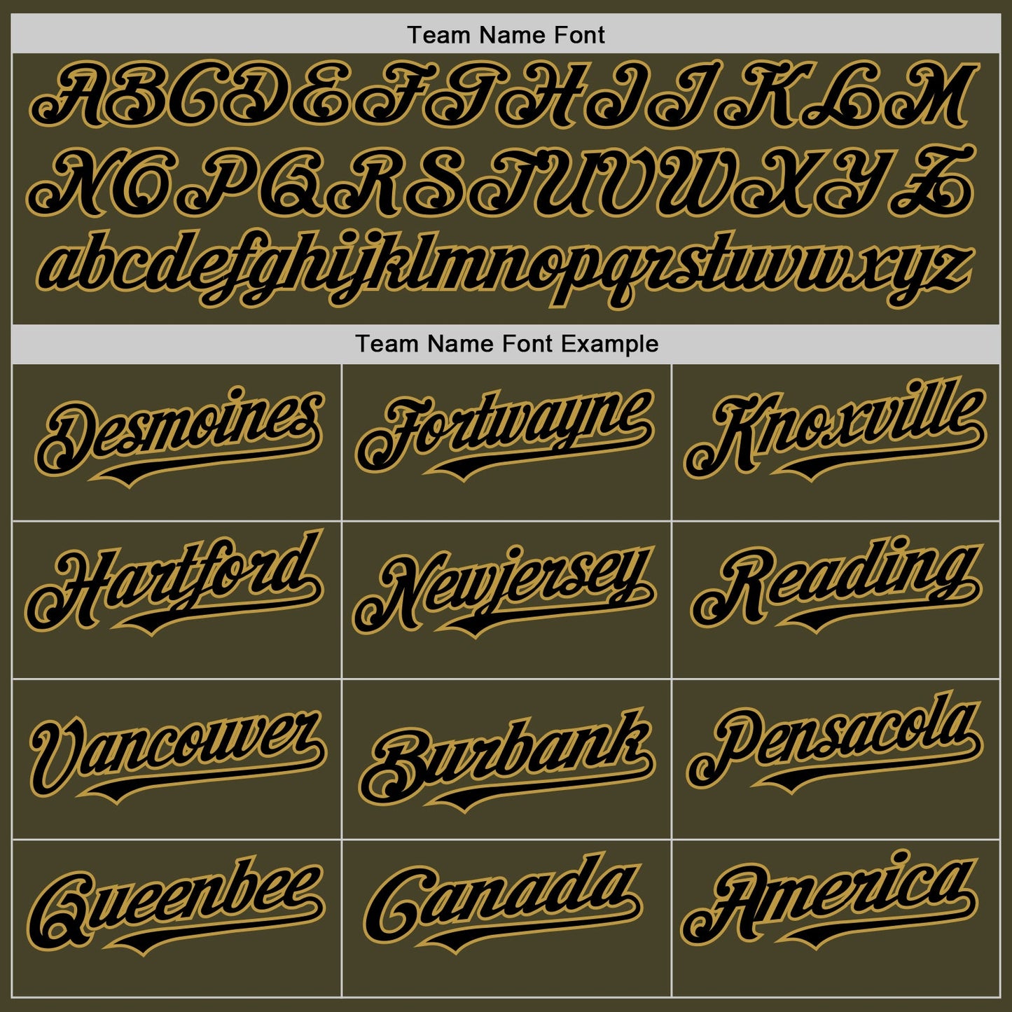Custom Olive Black-Old Gold Line Authentic Salute To Service Baseball Jersey