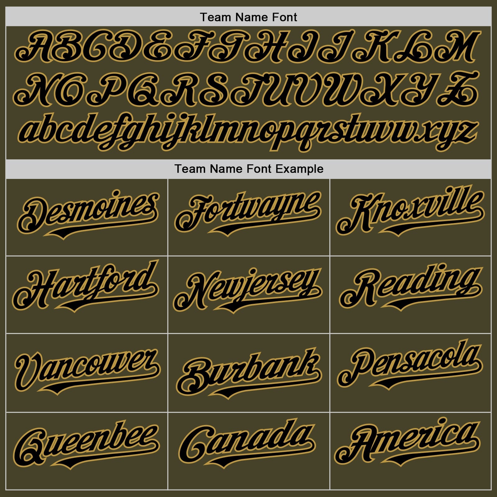 Custom Olive Black-Old Gold Line Authentic Salute To Service Baseball Jersey