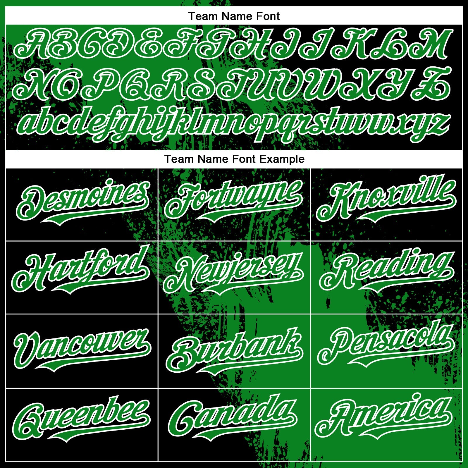 Custom Grass Green Black-White 3D Pattern Design Abstract Brush Stroke Authentic Baseball Jersey