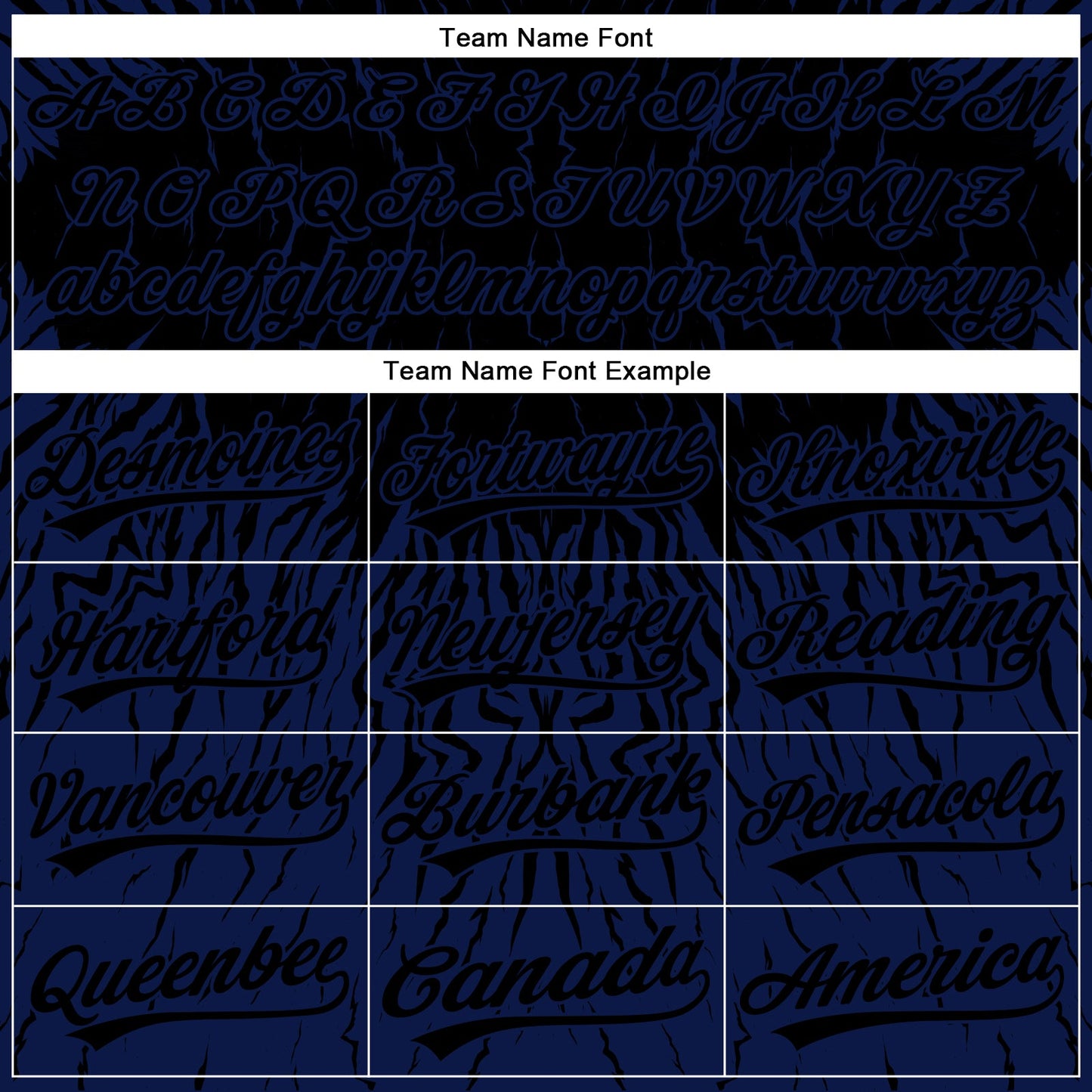 Custom Black Navy 3D Pattern Design Abstract Wave Authentic Baseball Jersey