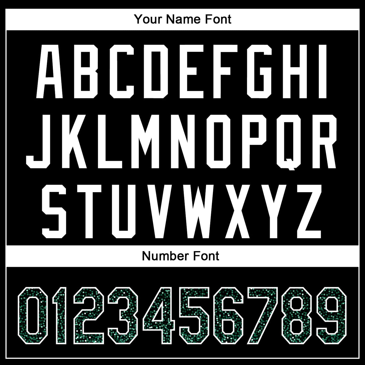 Custom Black Kelly Green-White 3D Pattern Design Abstract Colorful Glittering Dot Authentic Baseball Jersey... (Image 5)