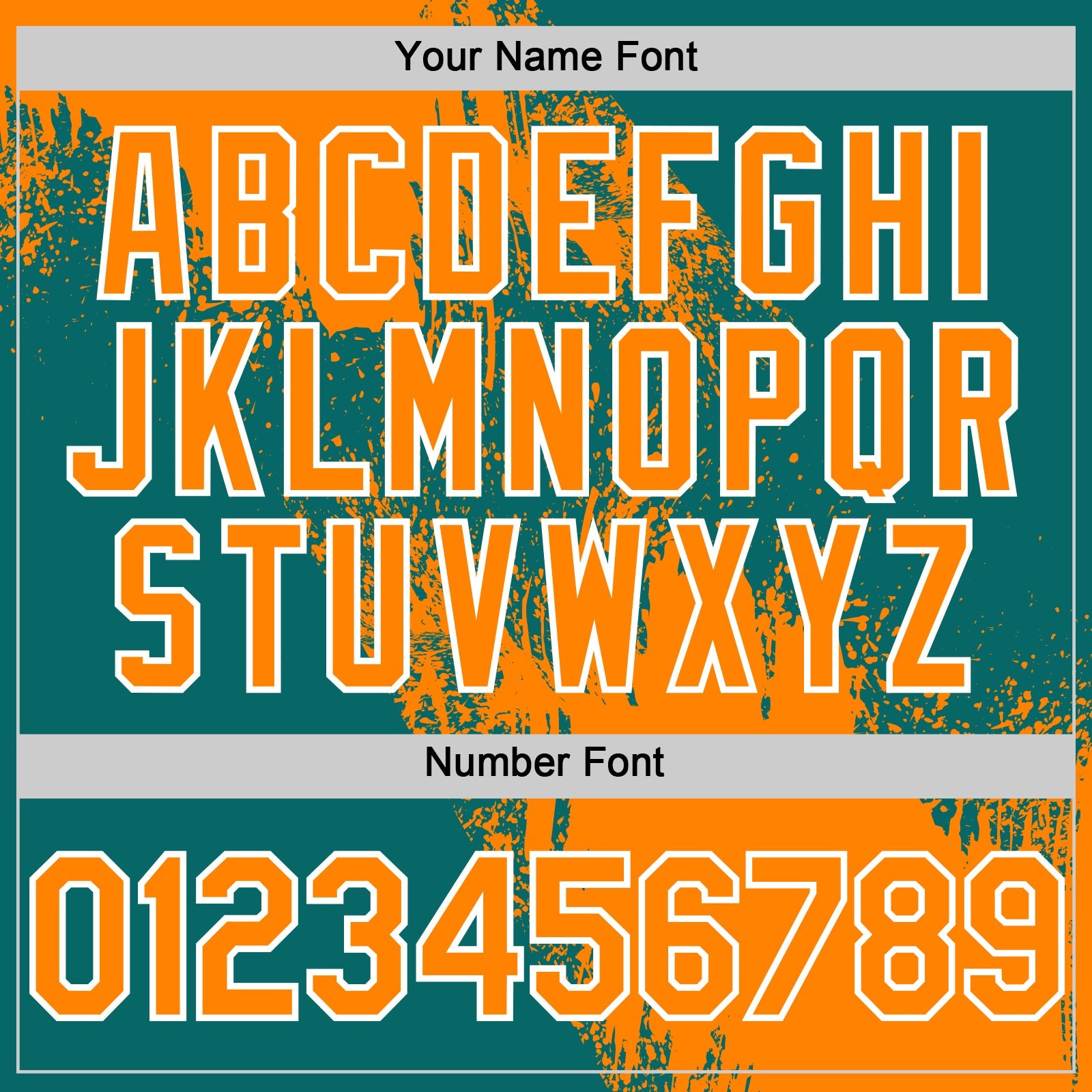 Custom Bay Orange Teal-White 3D Pattern Design Abstract Brush Stroke Authentic Baseball Jersey T-Shirts,... (Image 5)