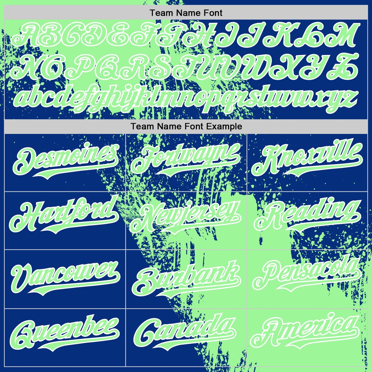 Custom Pea Green Royal-White 3D Pattern Design Abstract Brush Stroke Authentic Baseball Jersey