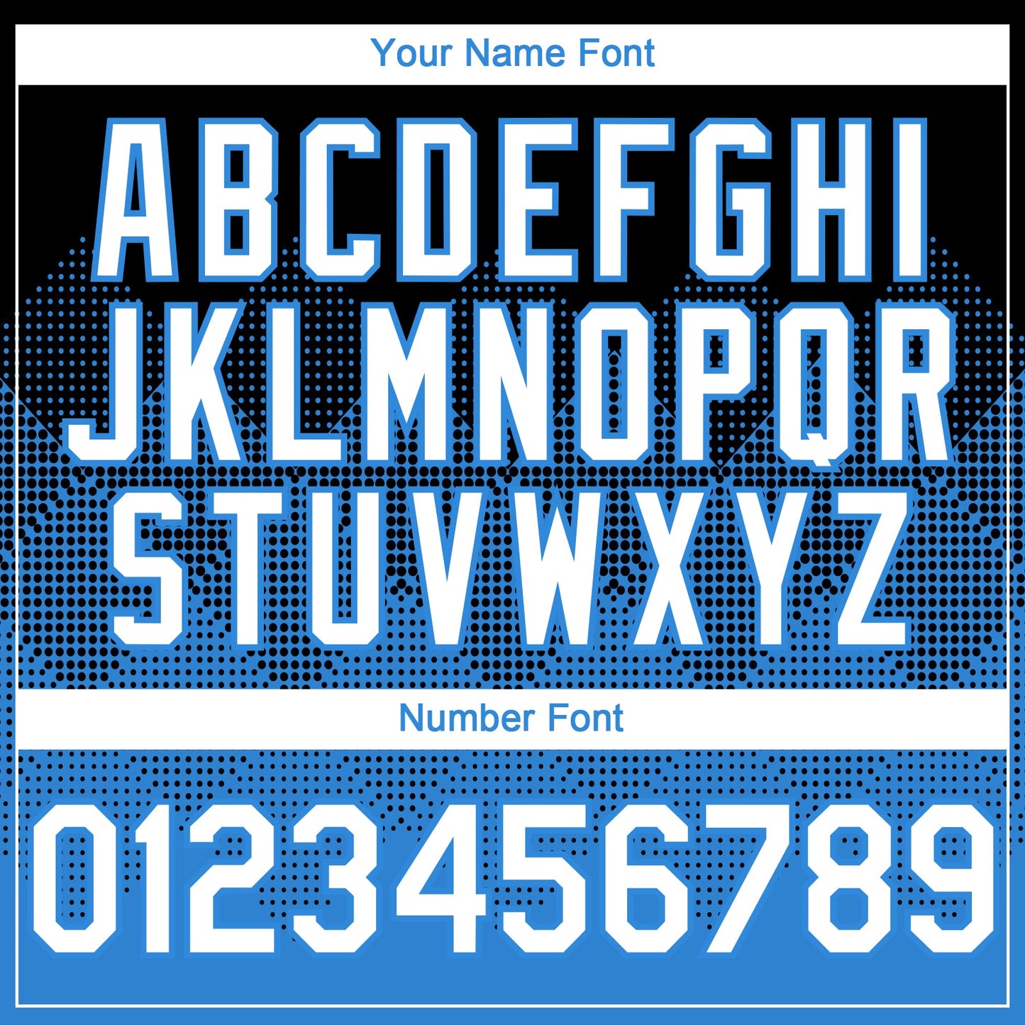Custom Black White-Electric Blue 3D Gradient Square Shape Authentic Baseball Jersey