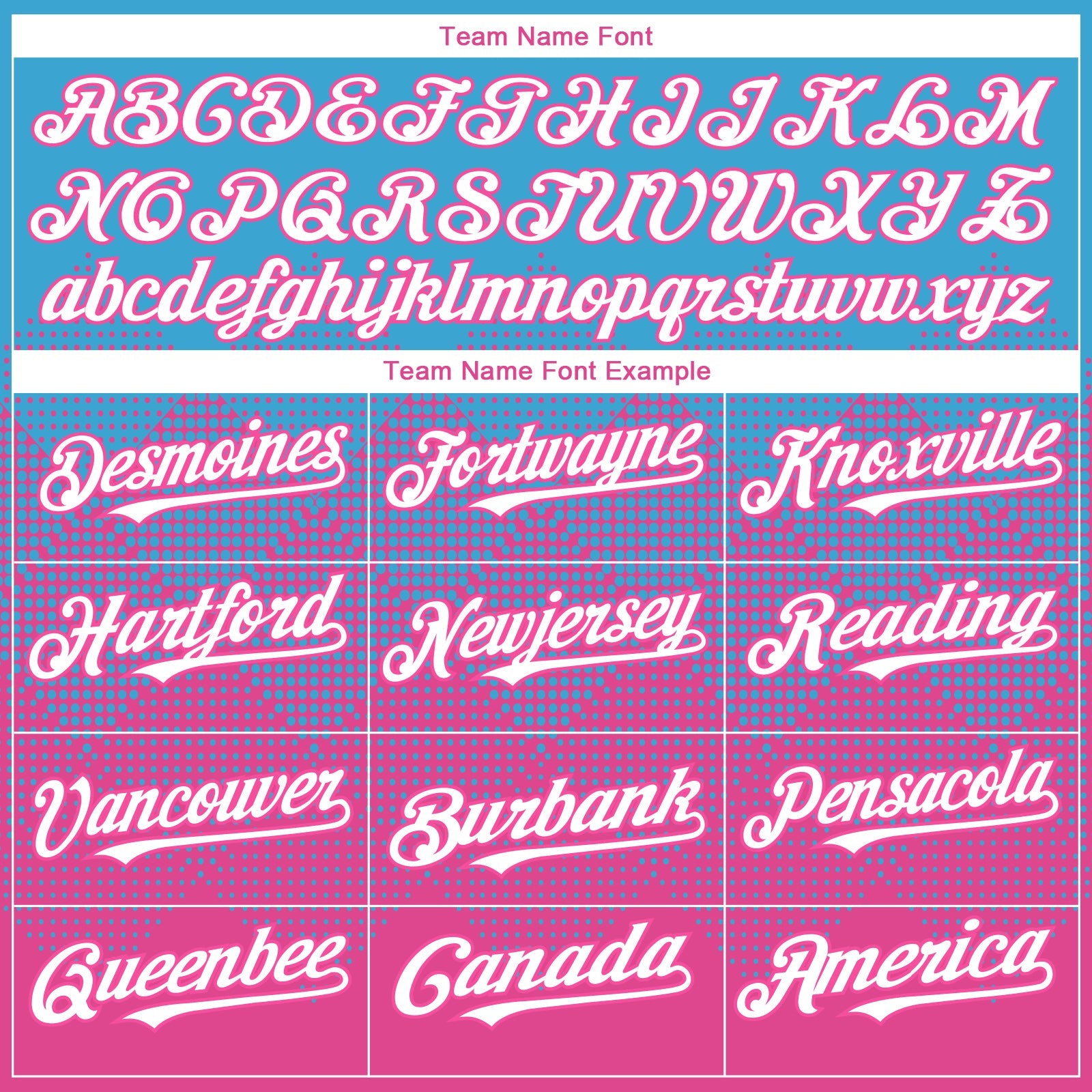 Custom Sky Blue White-Pink 3D Gradient Square Shape Authentic Baseball Jersey