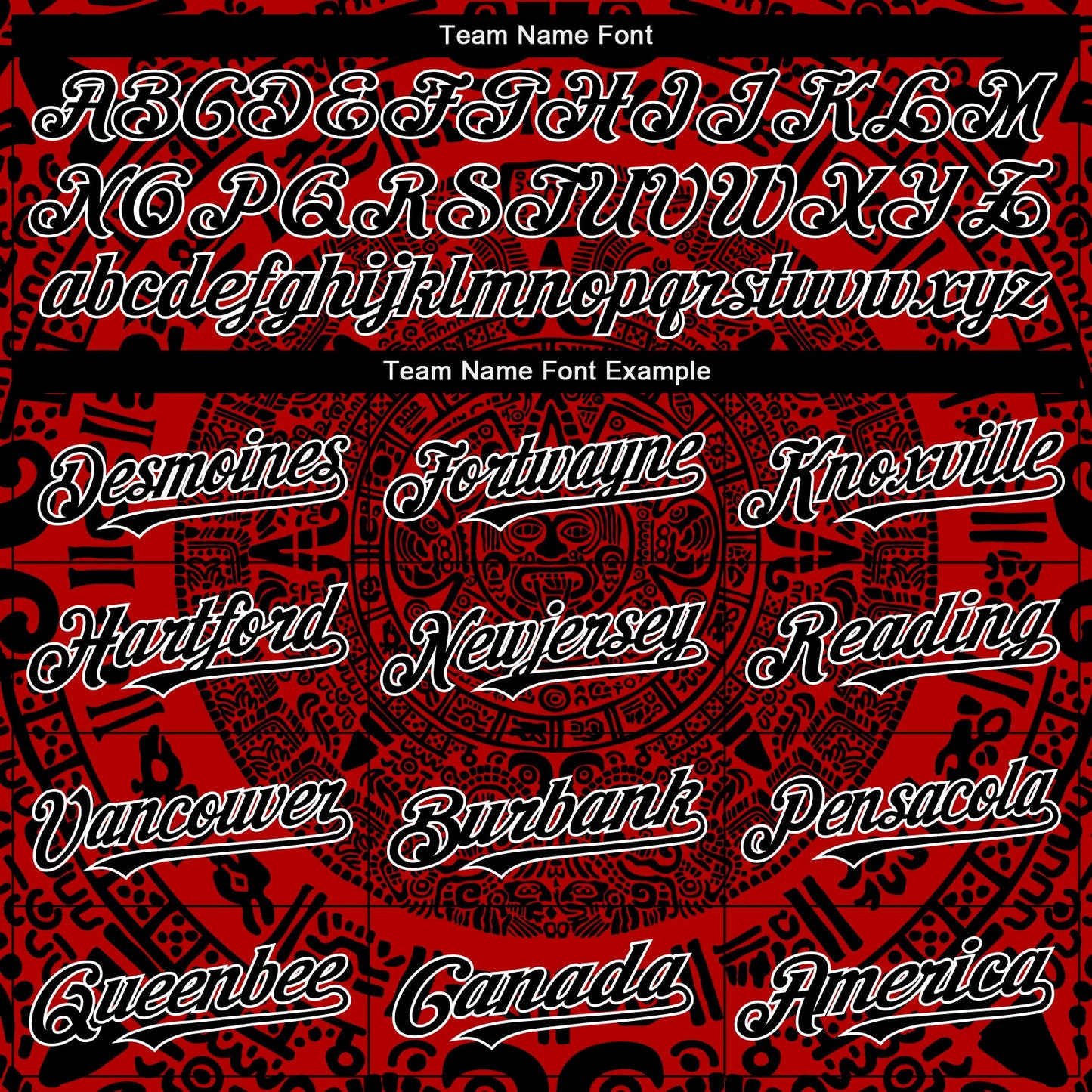 Custom Red Black-White 3D Mexico Authentic Baseball Jersey