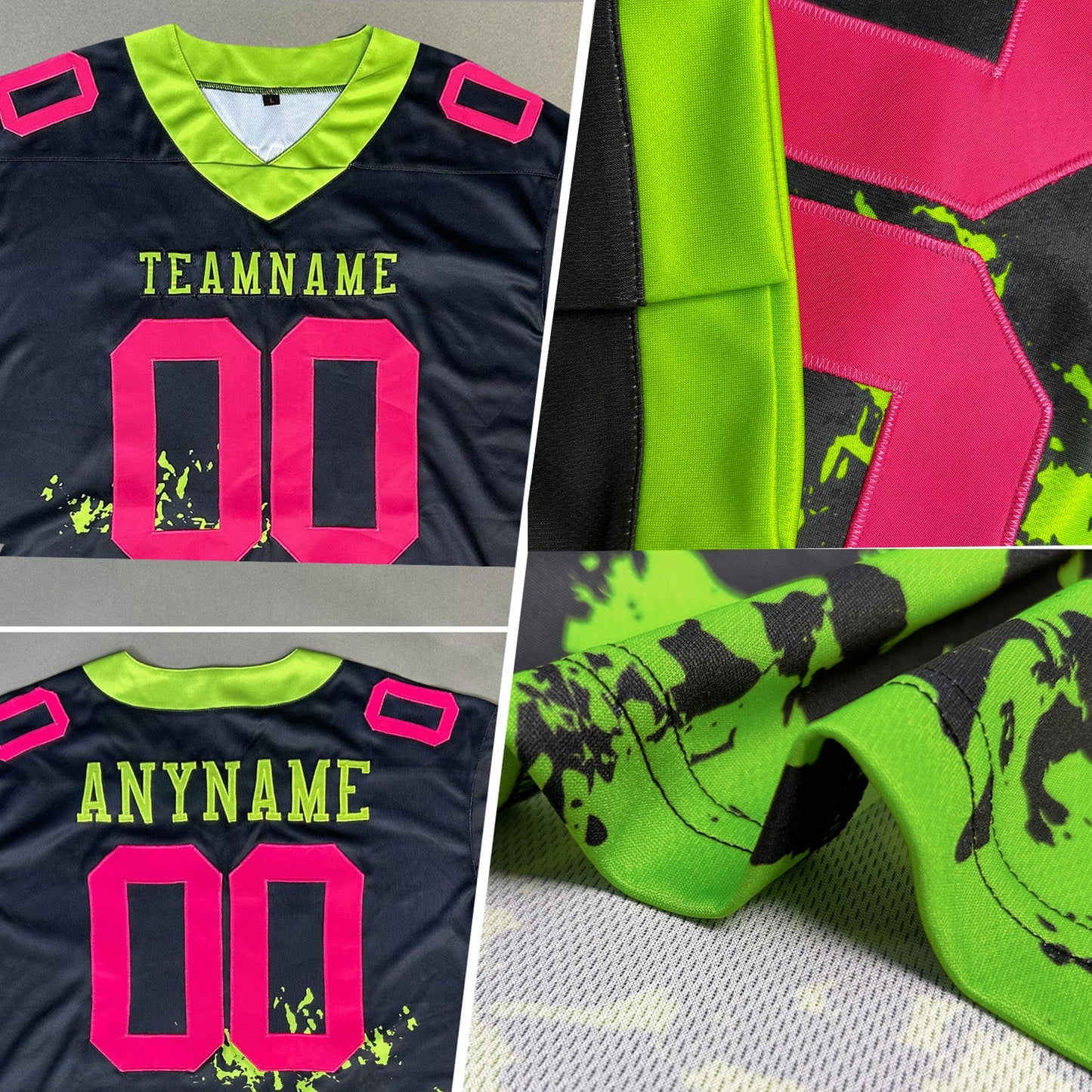 Custom Black Yellow 3D Pattern Bowling Authentic Football Jersey T-Shirts, Hoodie, Sweatshirt | WearSparks.com (Image 2)